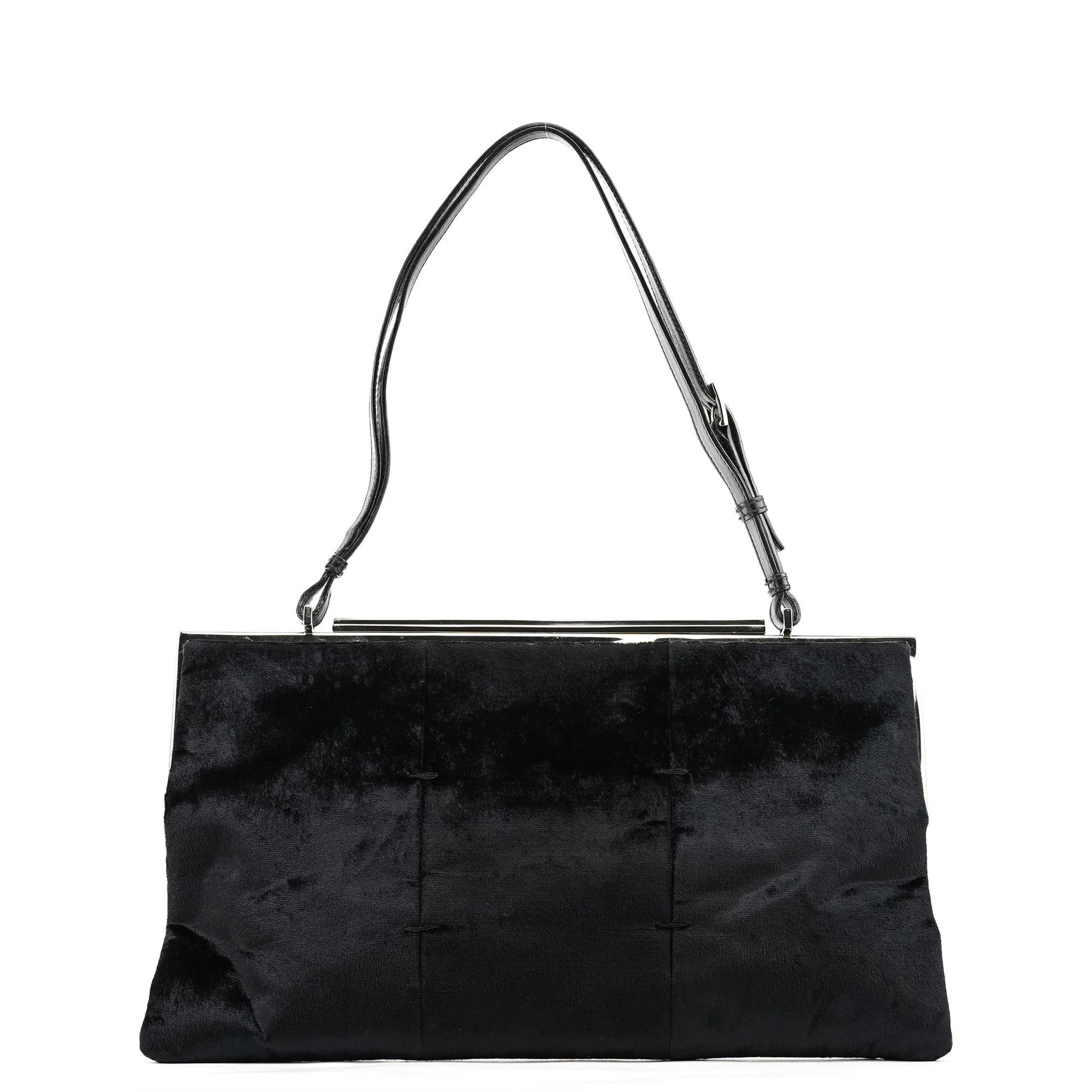 Jackie velvet handbag