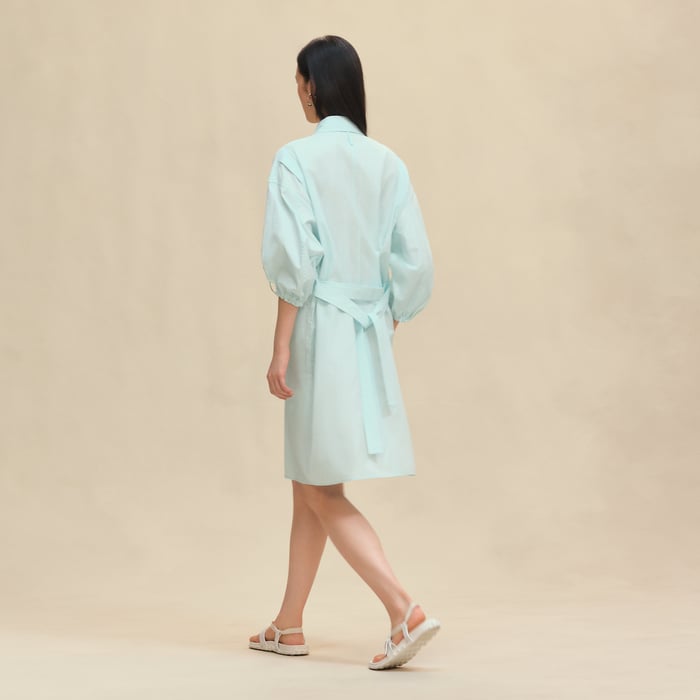 Vert Embrun "Mosaique" Shirt Dress