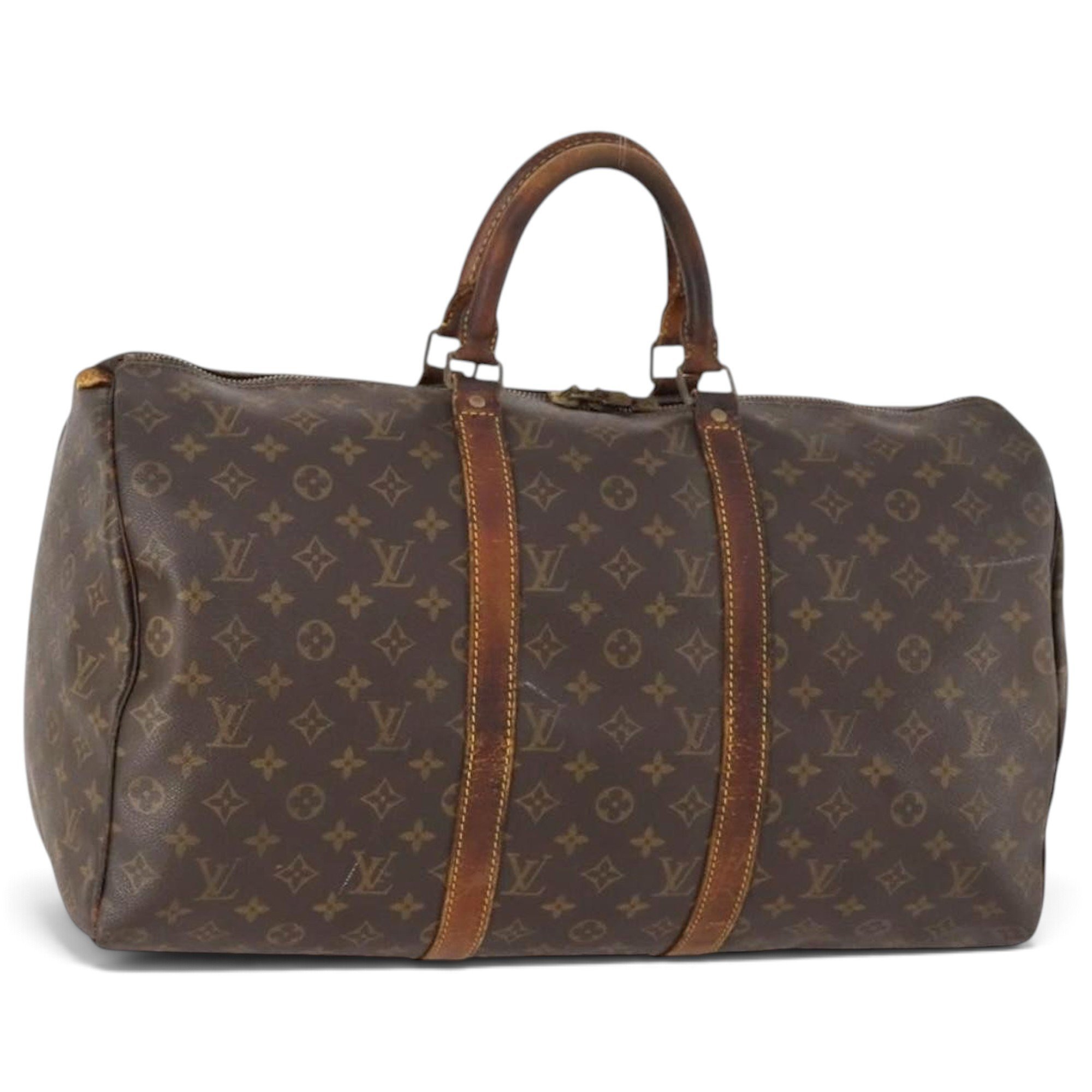 Keepall leather 48h bag