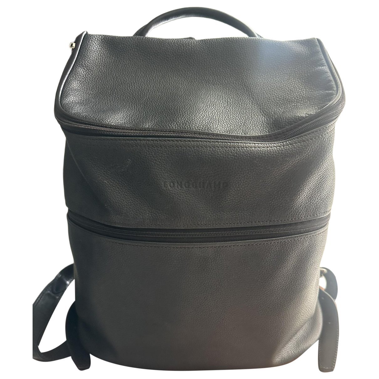Longchamp Foulonné leather backpack