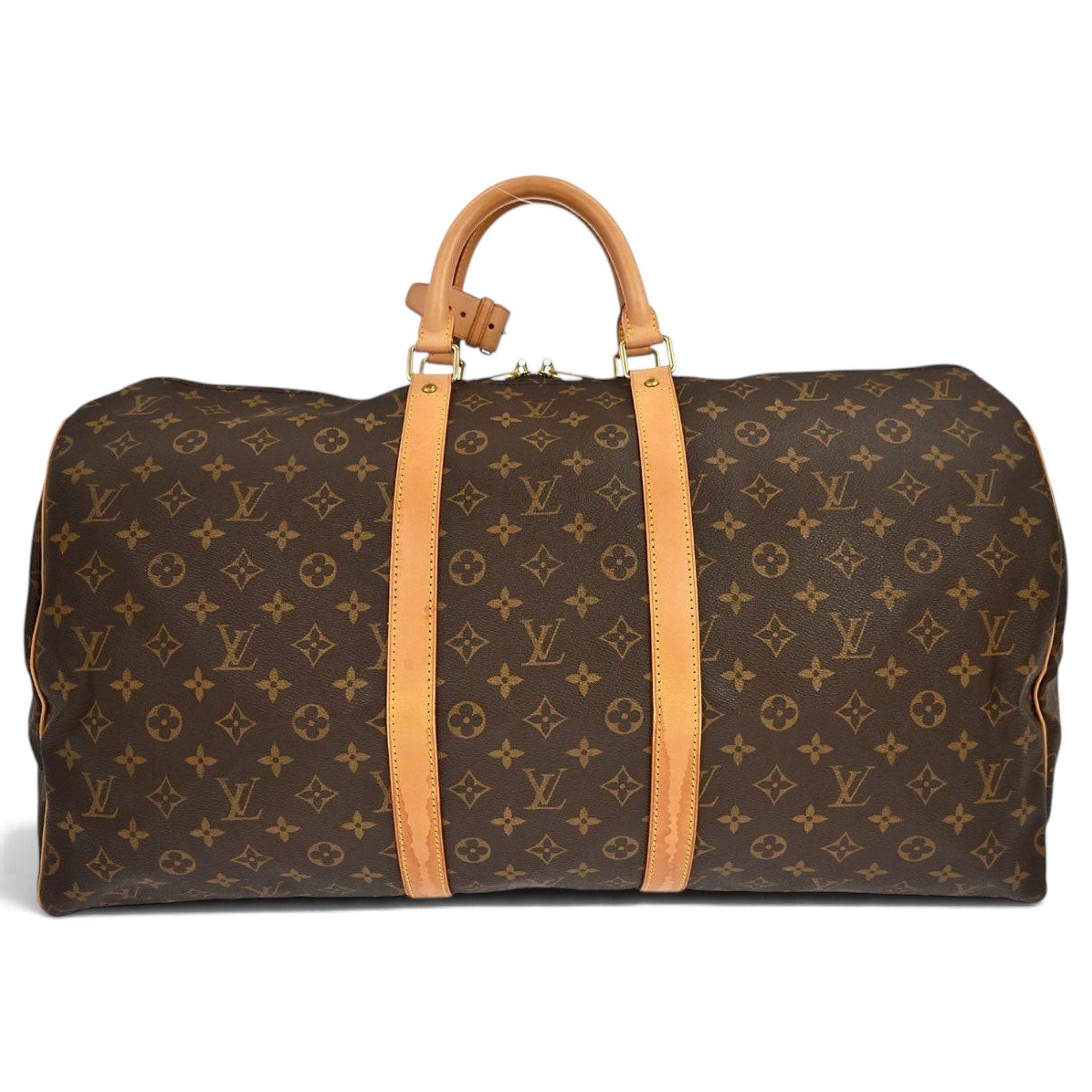 Louis Vuitton Keepall cloth travel bag
