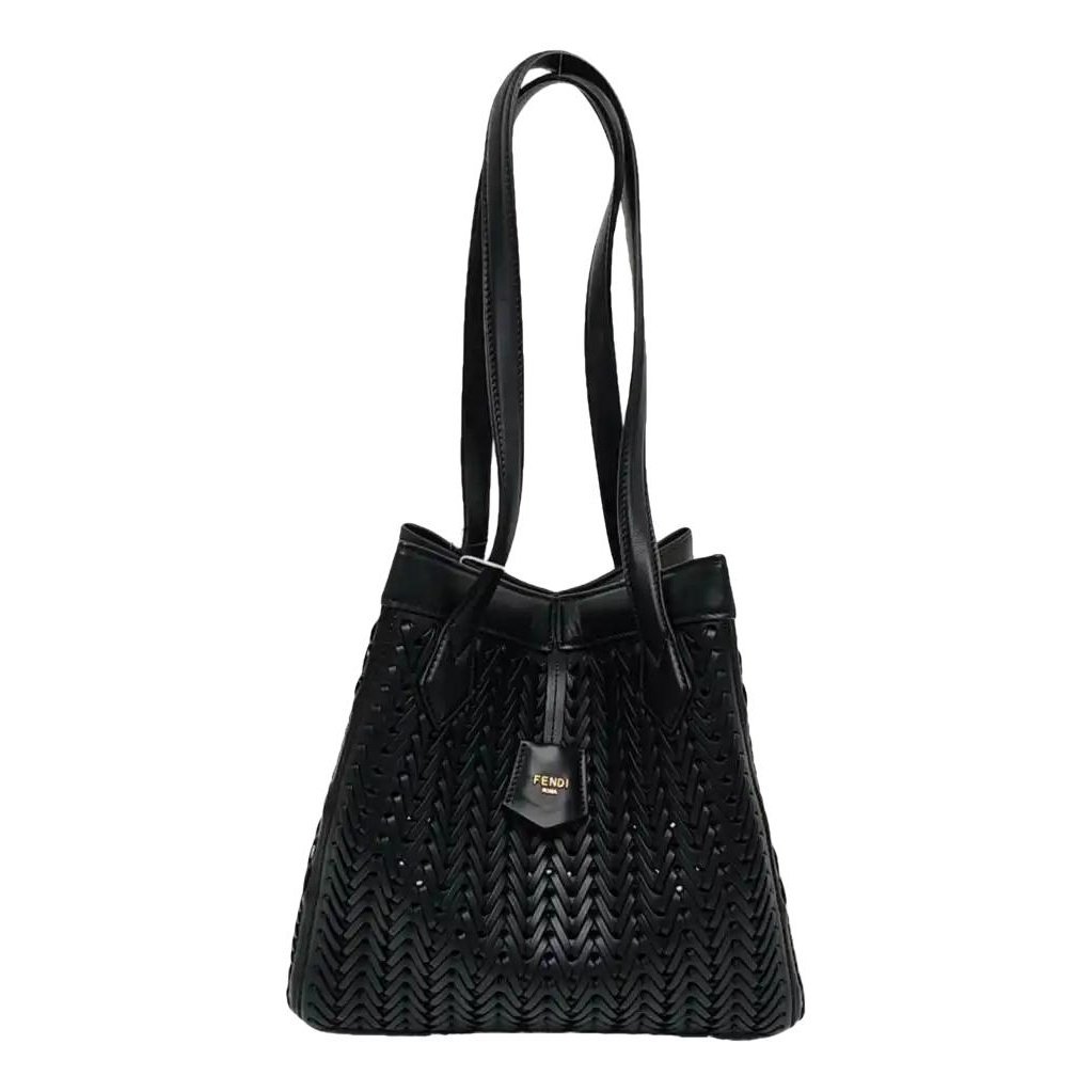 Origami leather handbag