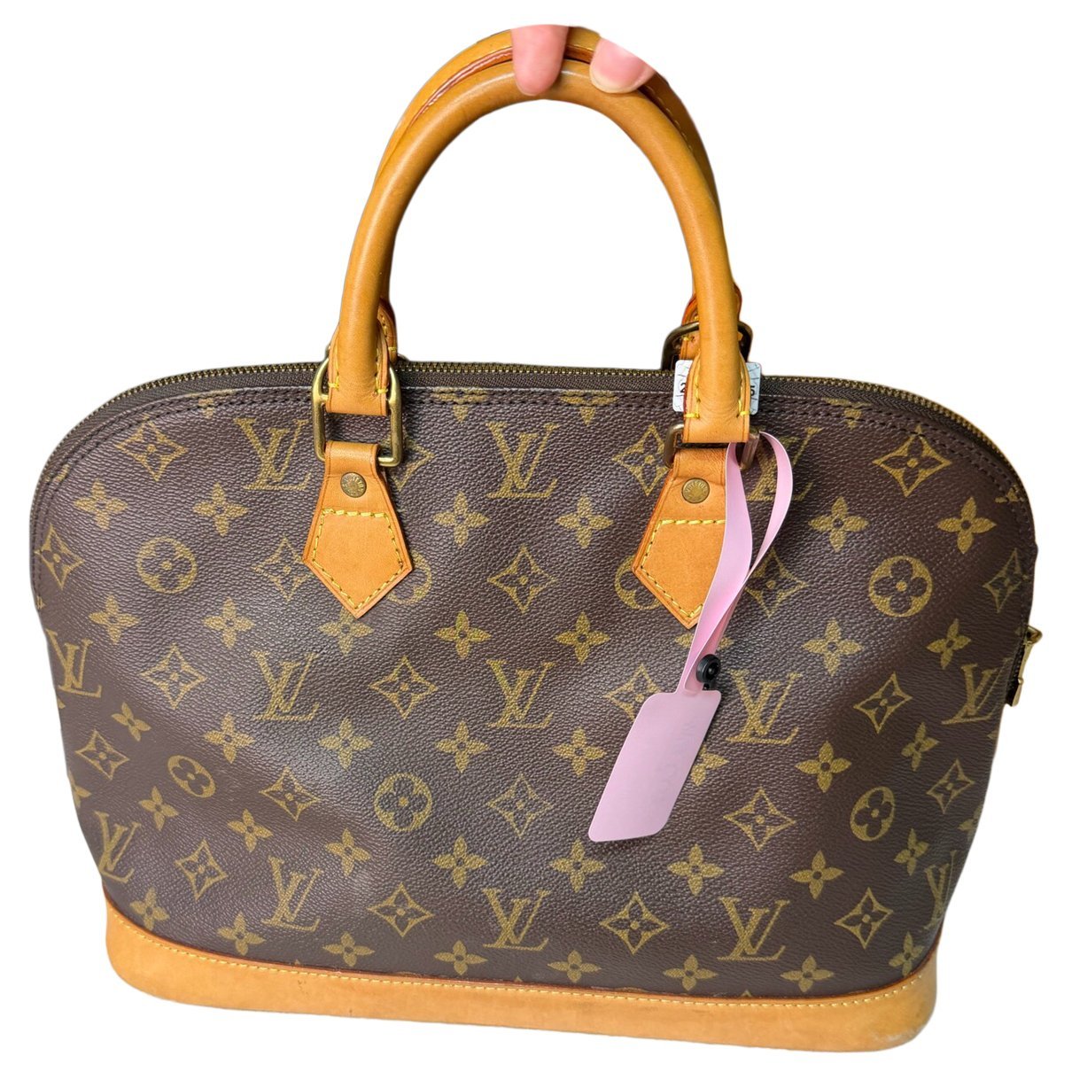 Alma leather handbag