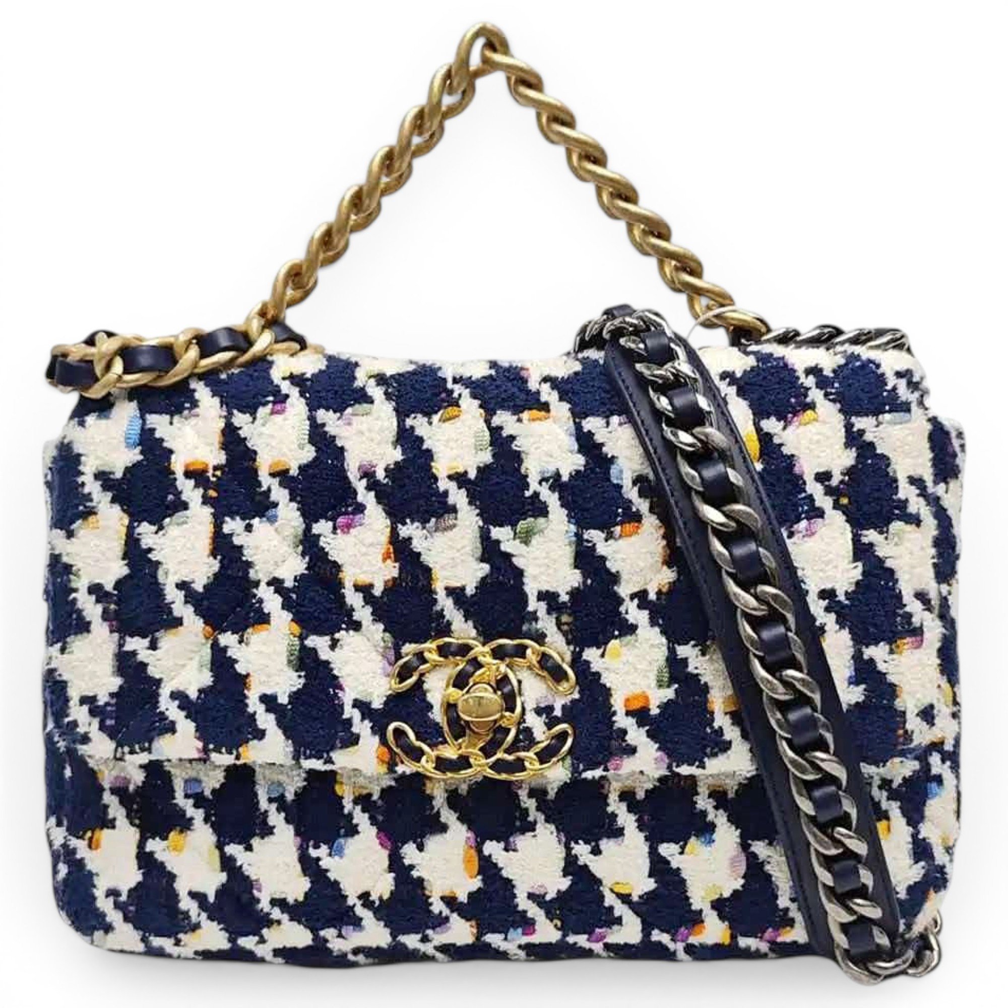 Chanel 19 cloth handbag