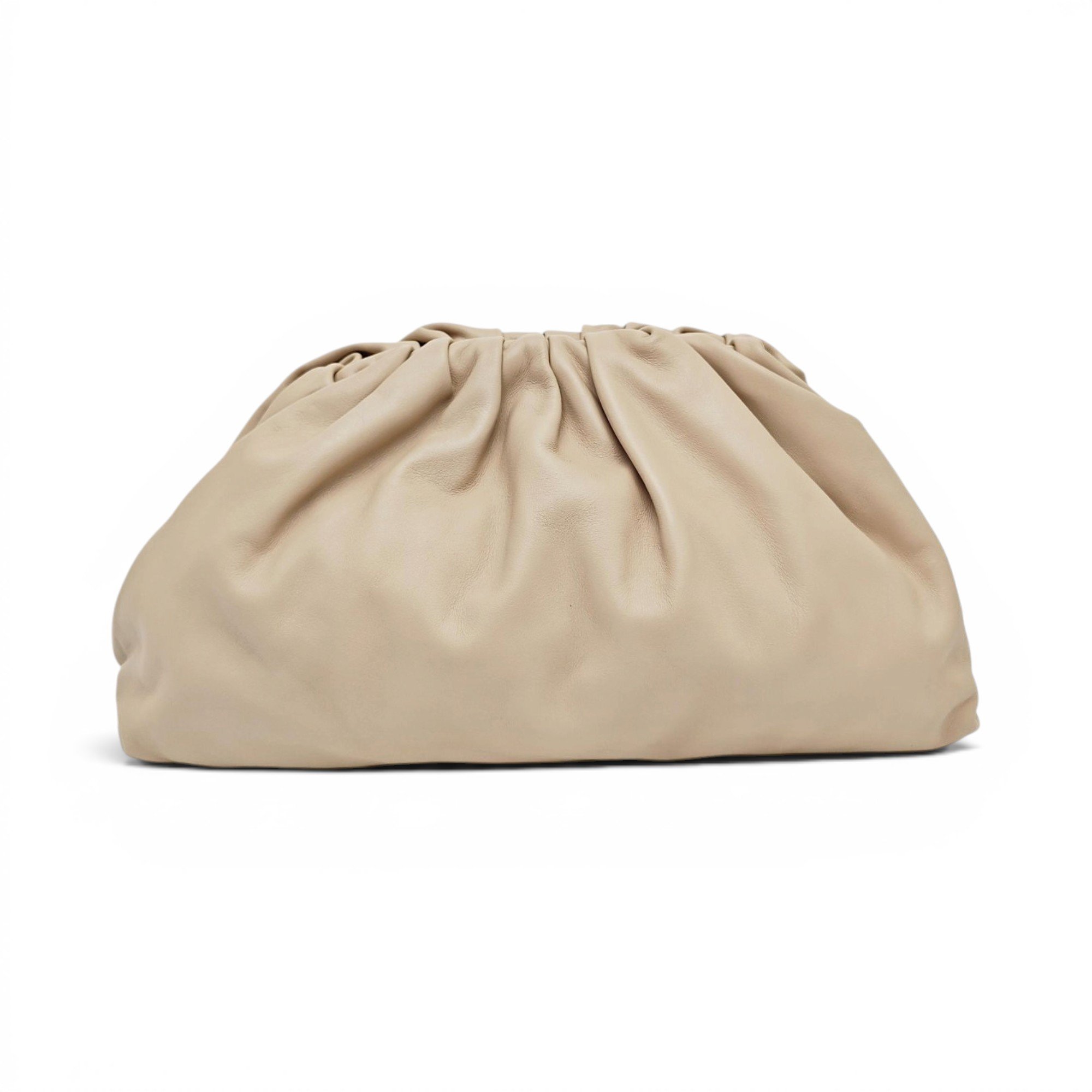 Pouch leather handbag