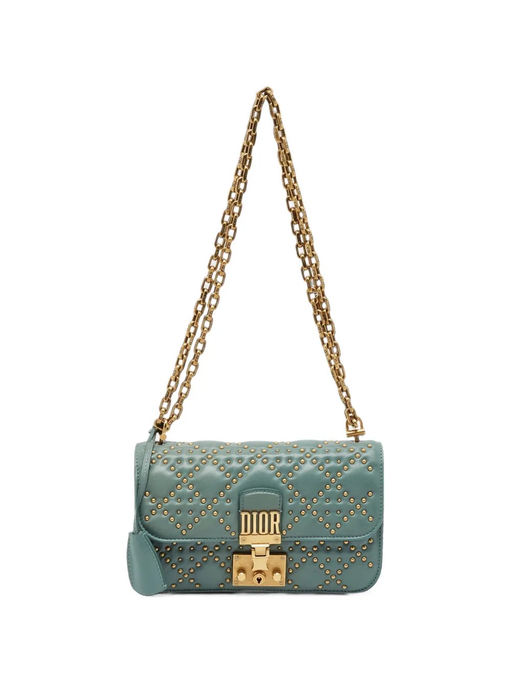 2016 DiorAddict Cannage stud-embellished shoulder bag