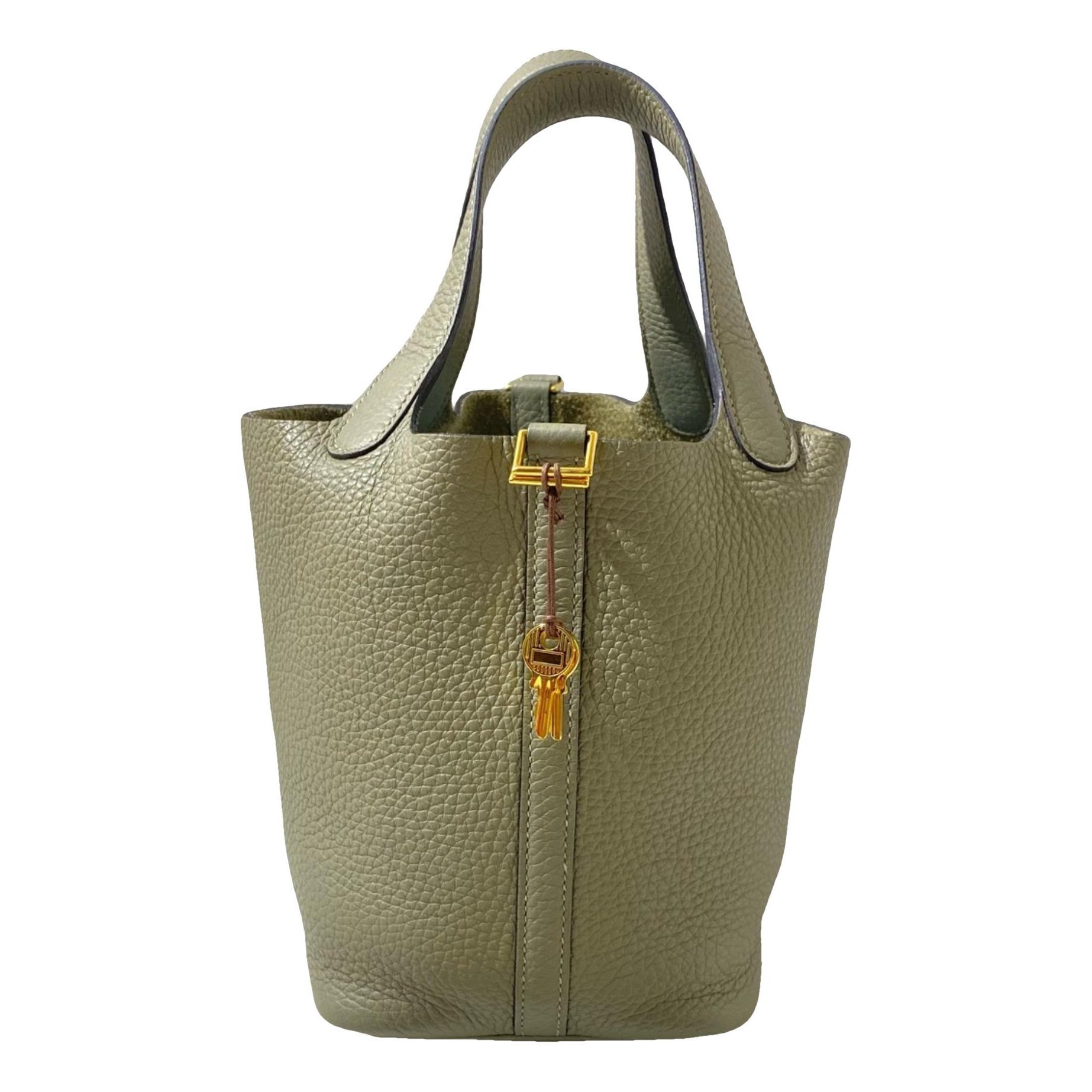 Picotin leather handbag