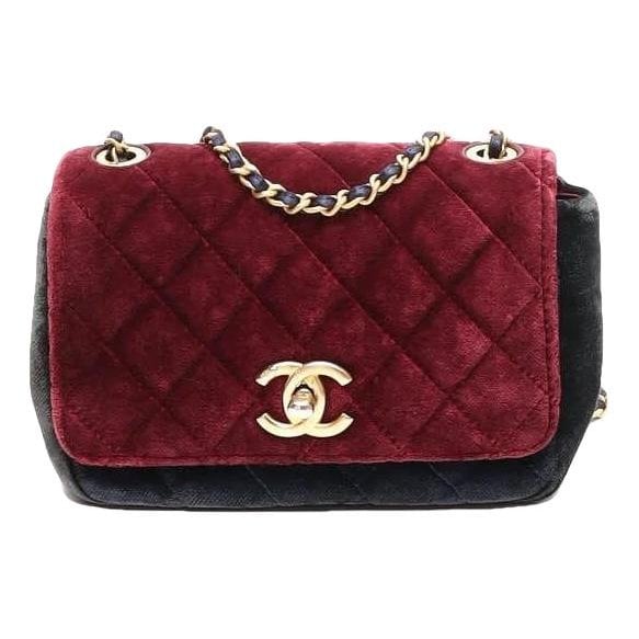 Timeless/Classique velvet handbag
