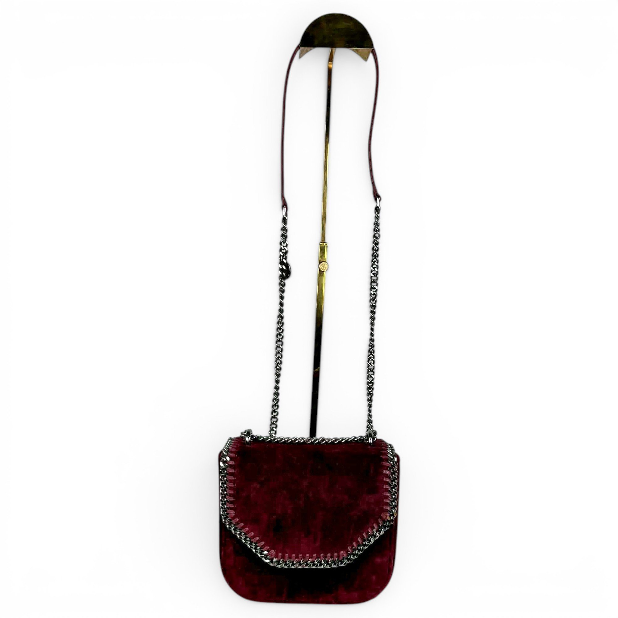 Velvet handbag