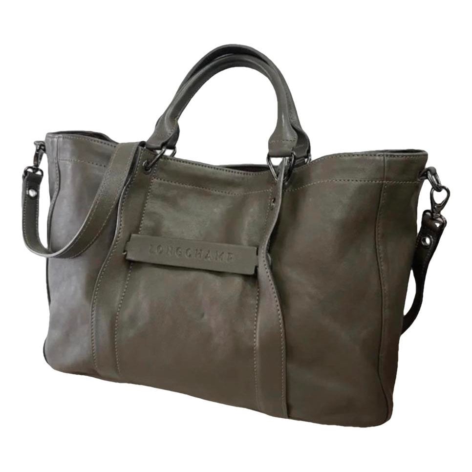 3D leather handbag
