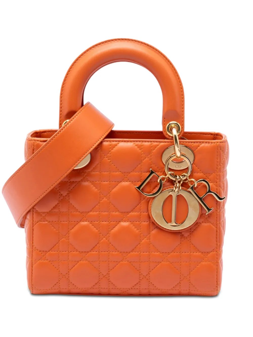2016 Small Lambskin Cannage MyABCDior Lady Dior satchel