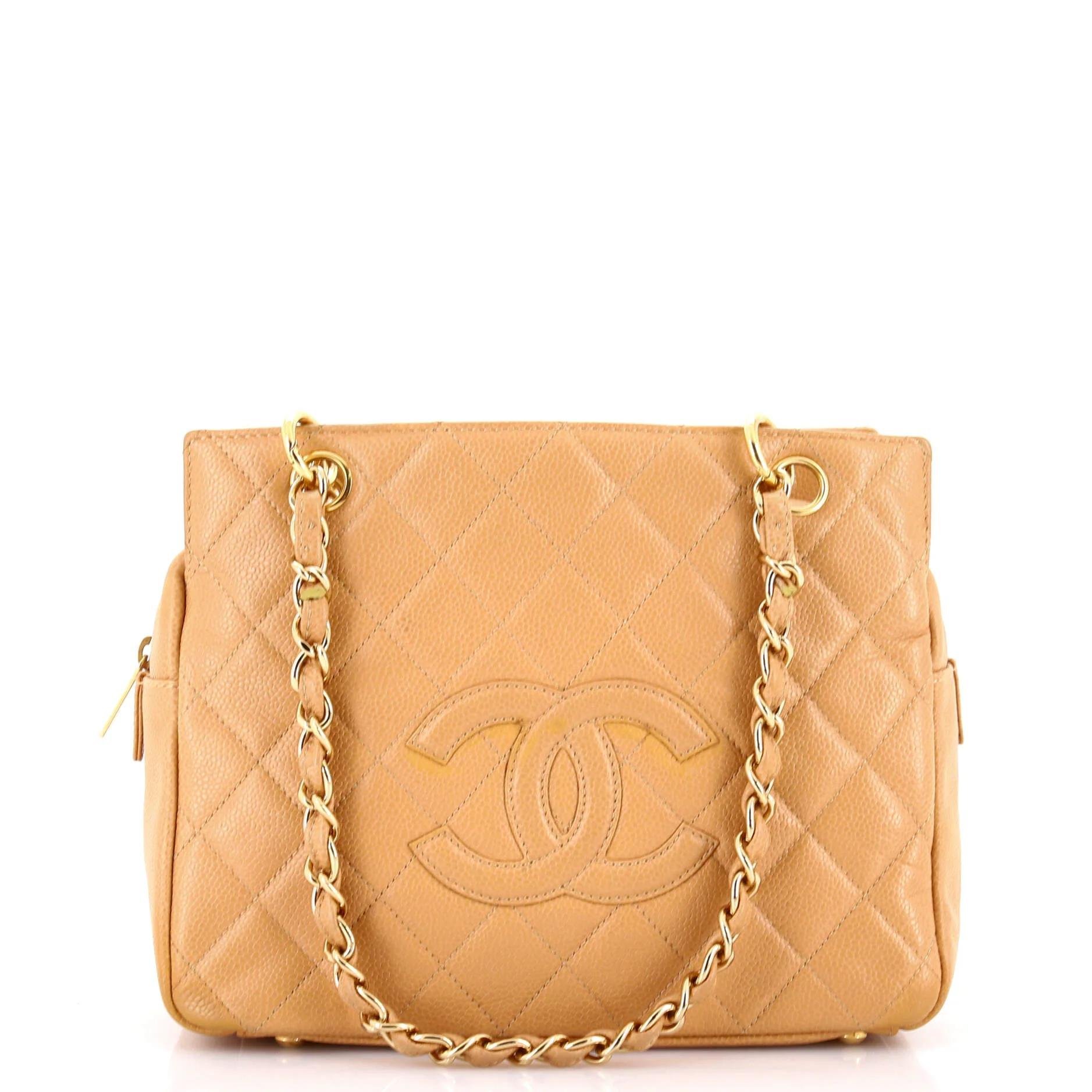 Leather tote