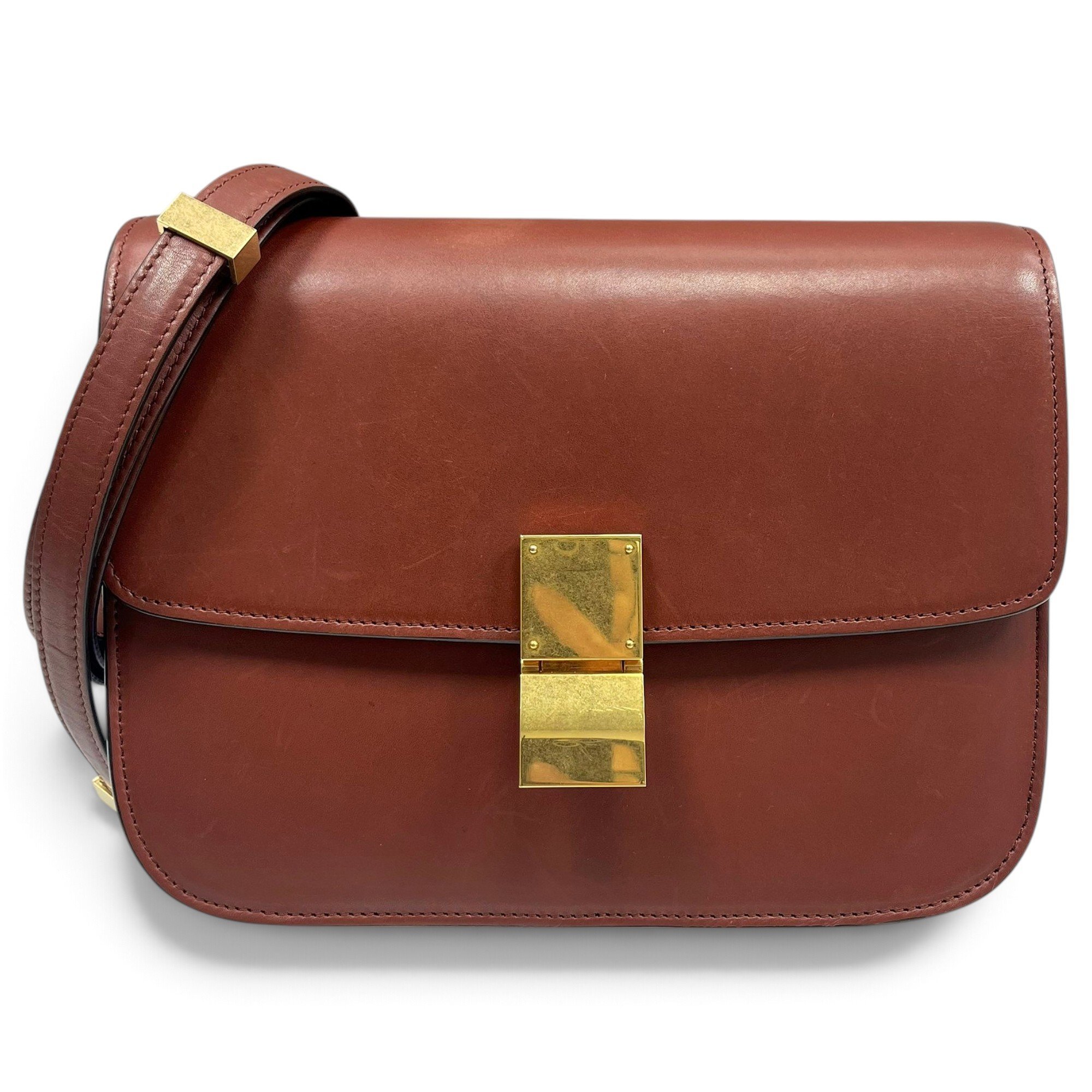 Classic leather handbag
