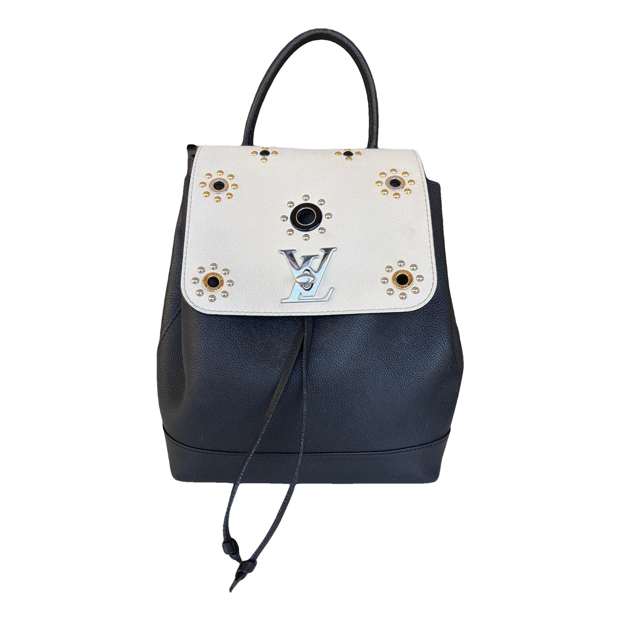 Lockme leather backpack