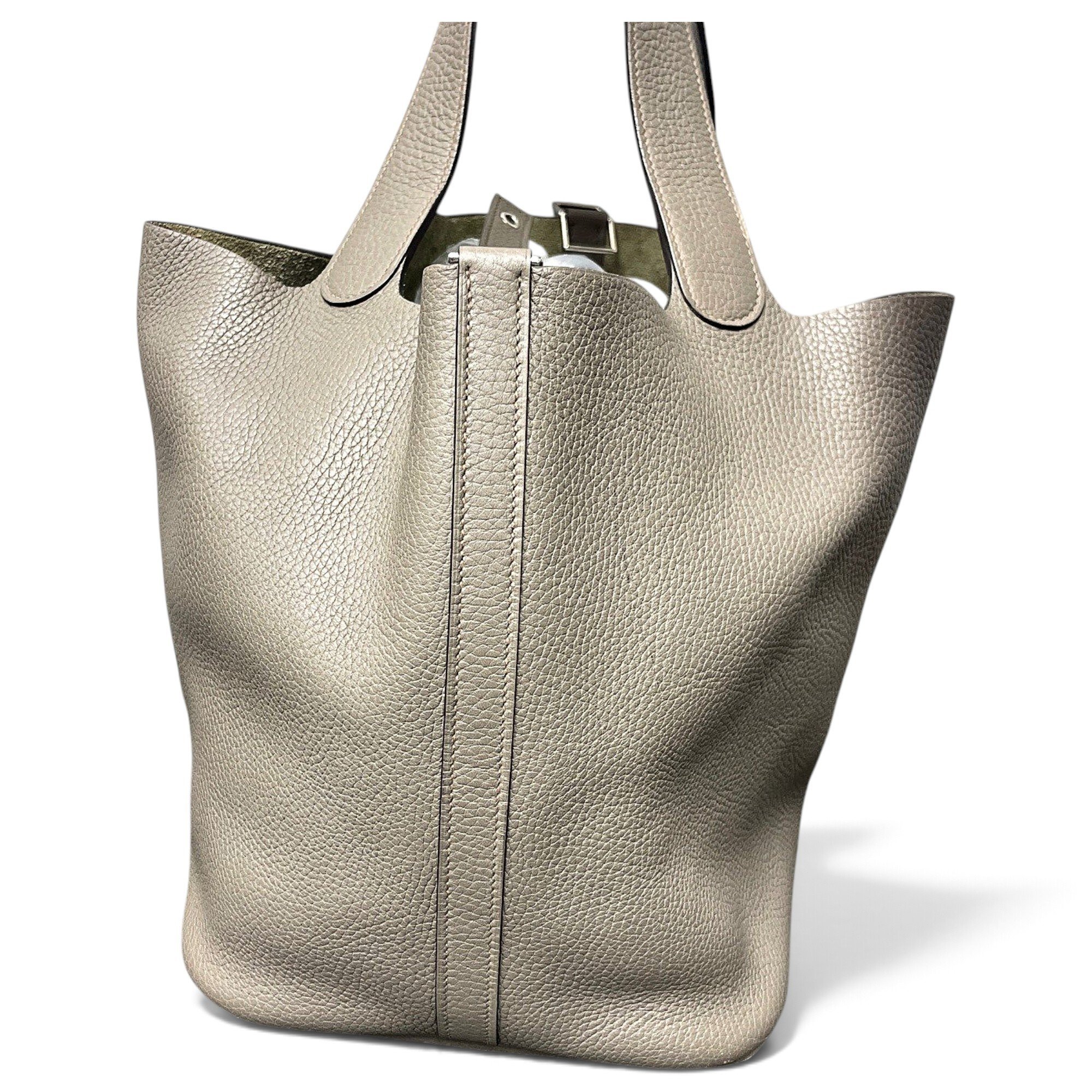 Picotin leather handbag
