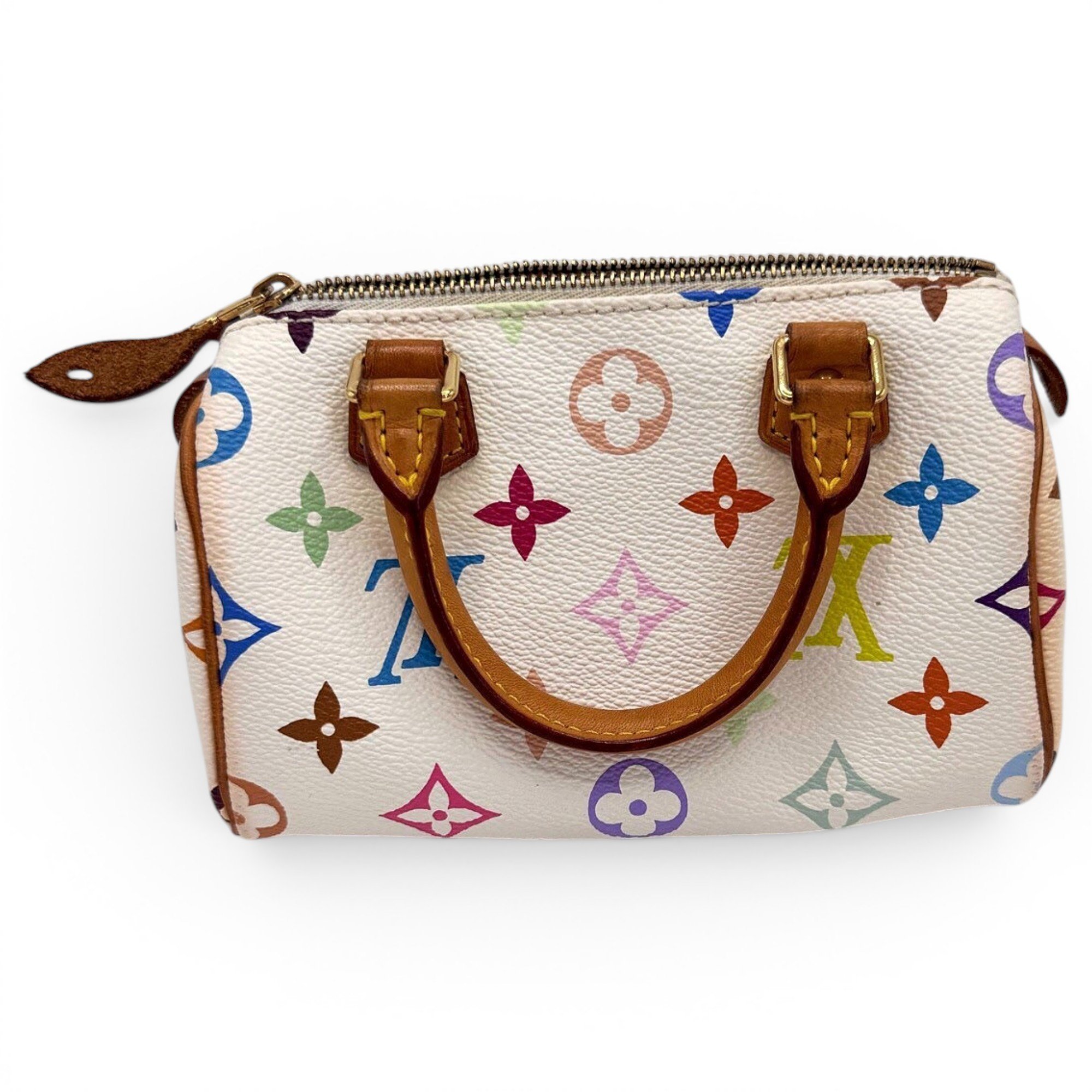 Louis Vuitton Nano Speedy / Mini HL leather handbag