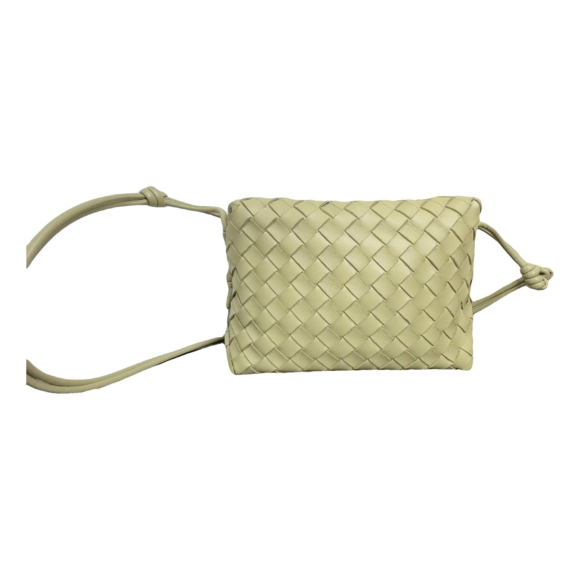 Loop leather handbag