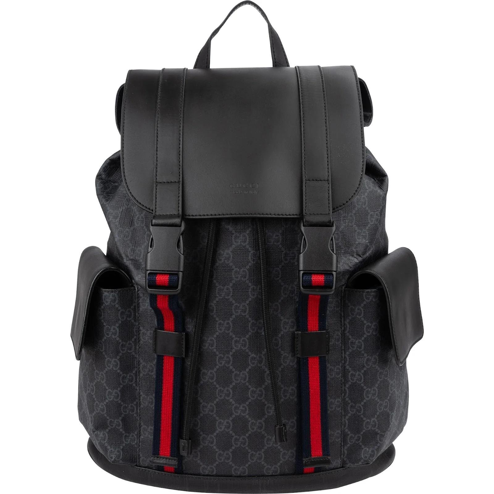 Lady Web leather backpack