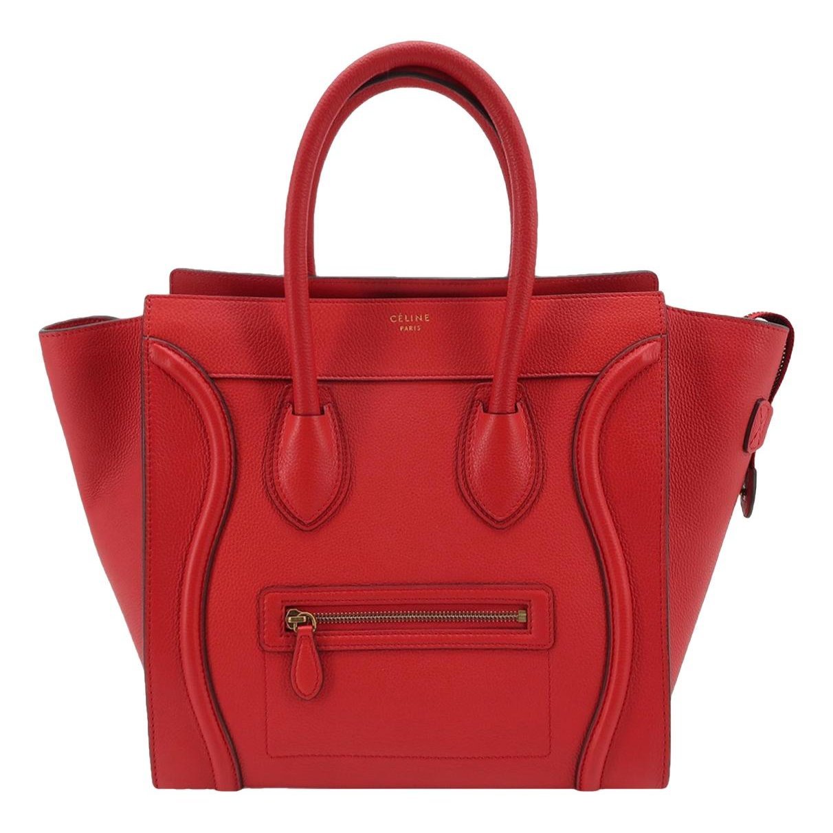 Luggage leather handbag