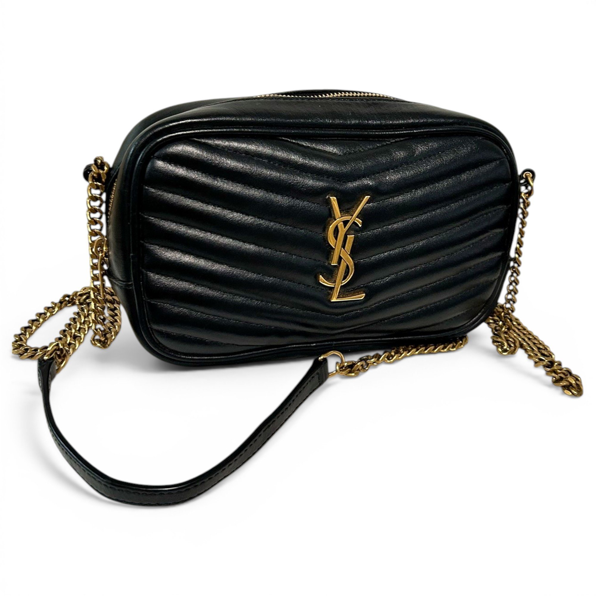 Lou leather crossbody bag