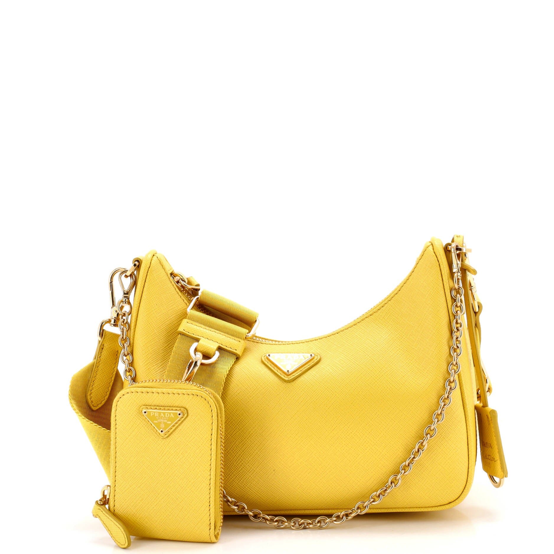 Re-Edition 2005 Shoulder Bag Saffiano Leather Small