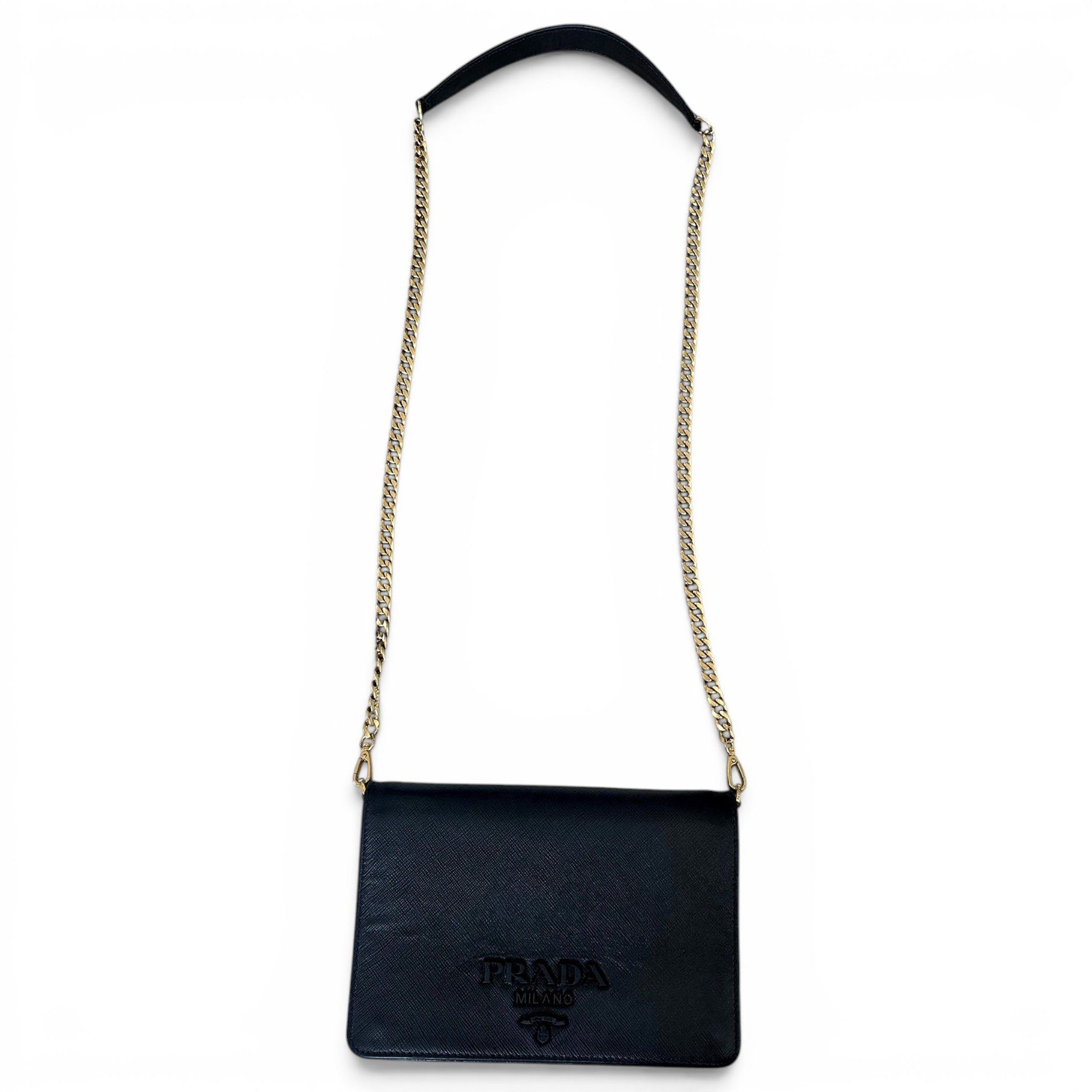 Cahier Buckle leather crossbody bag