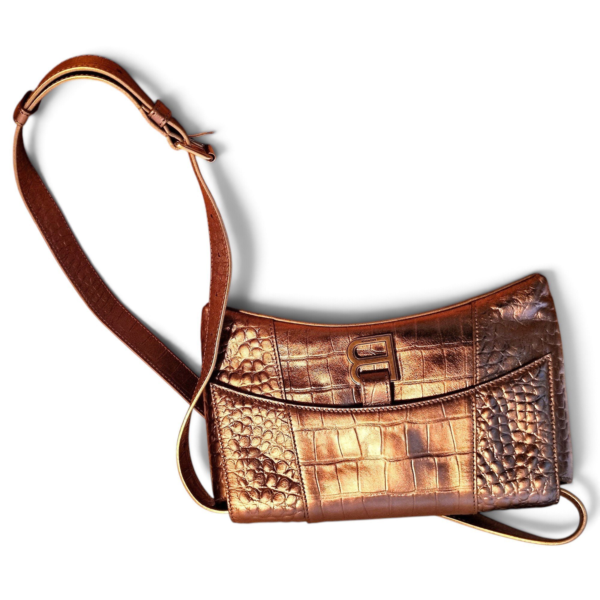 Balenciaga Downtown leather crossbody bag