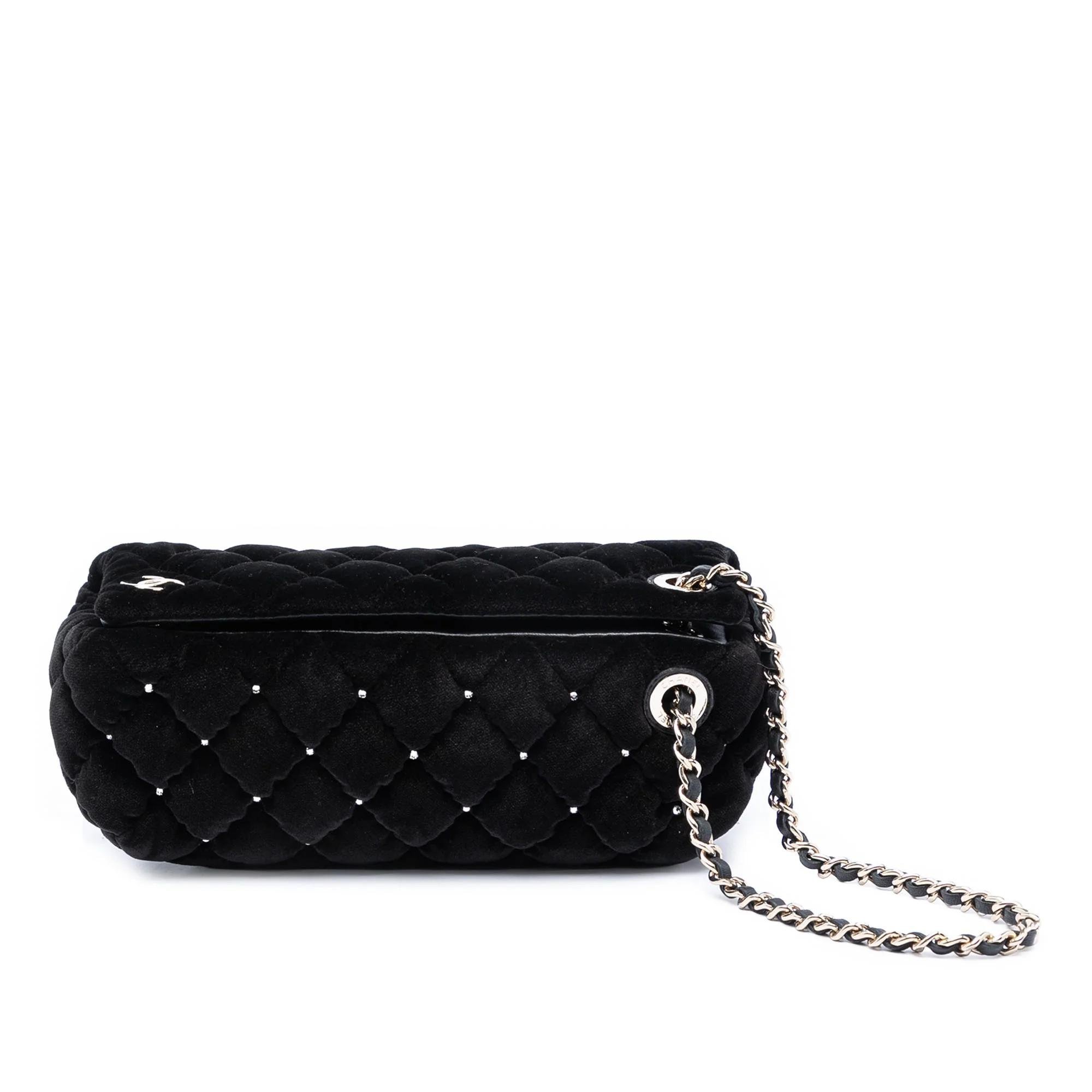 Velvet handbag