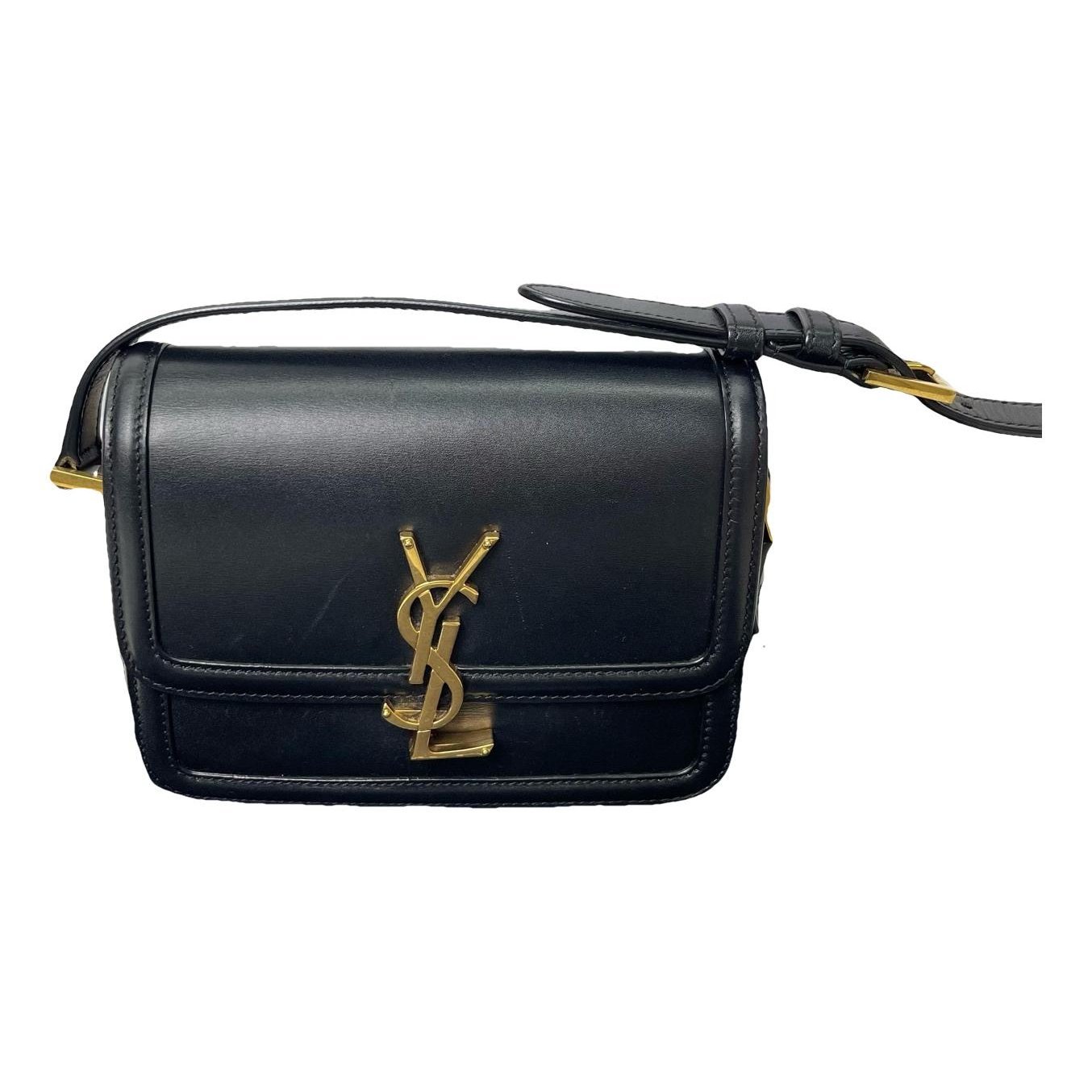 Solférino leather handbag