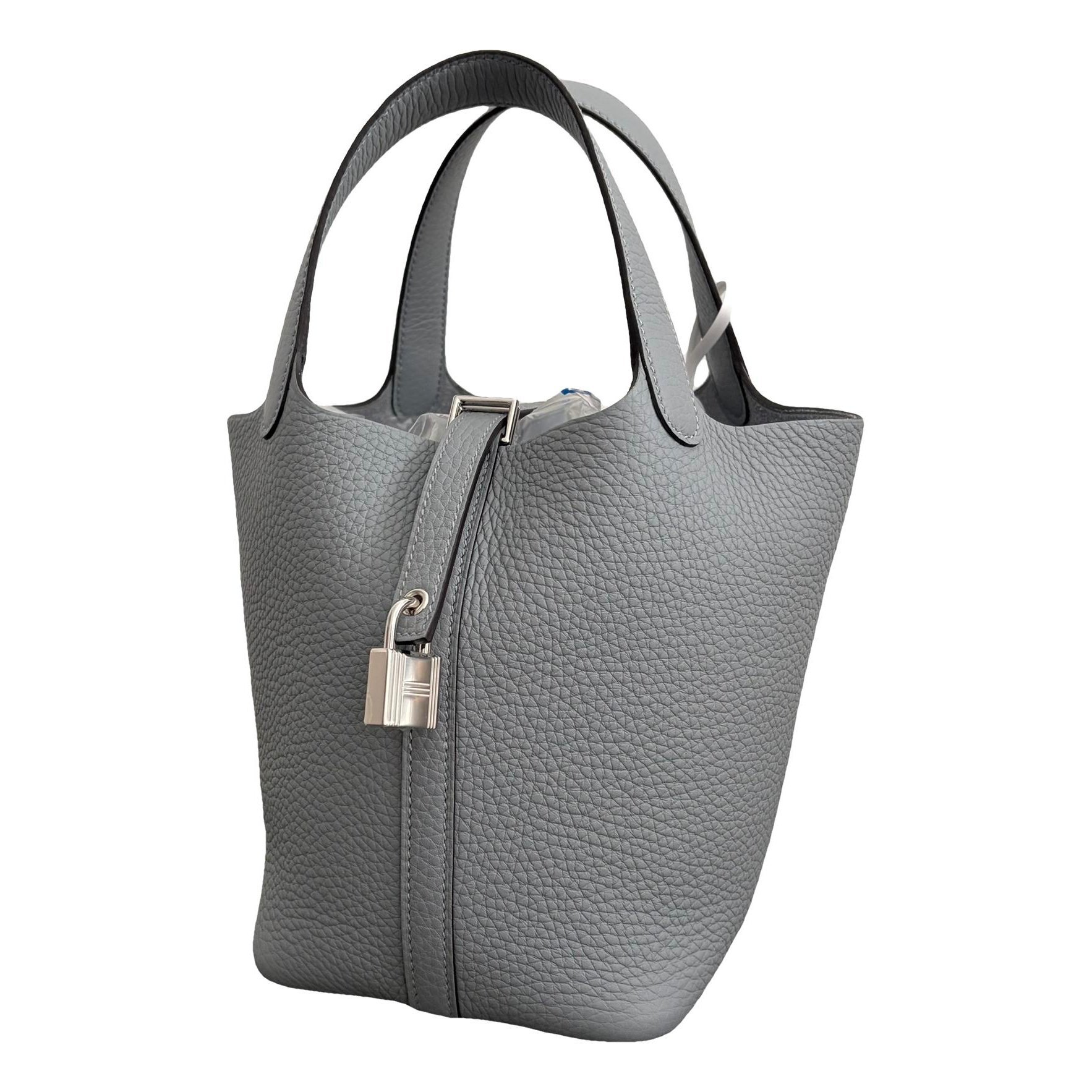Picotin leather tote