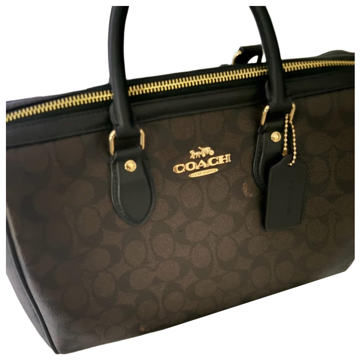 Leather handbag