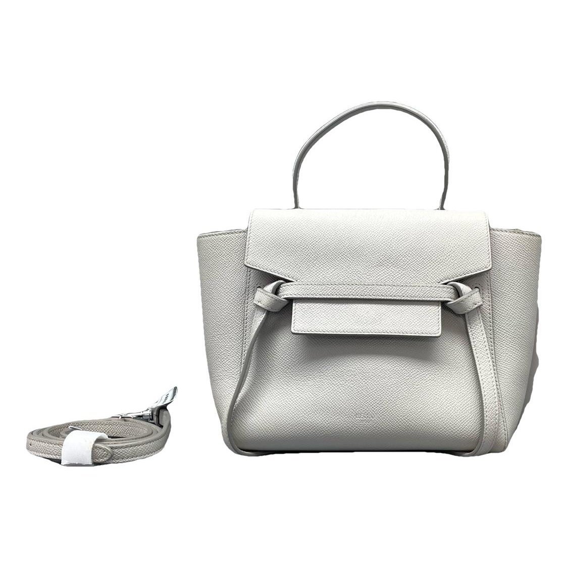 Belt leather handbag