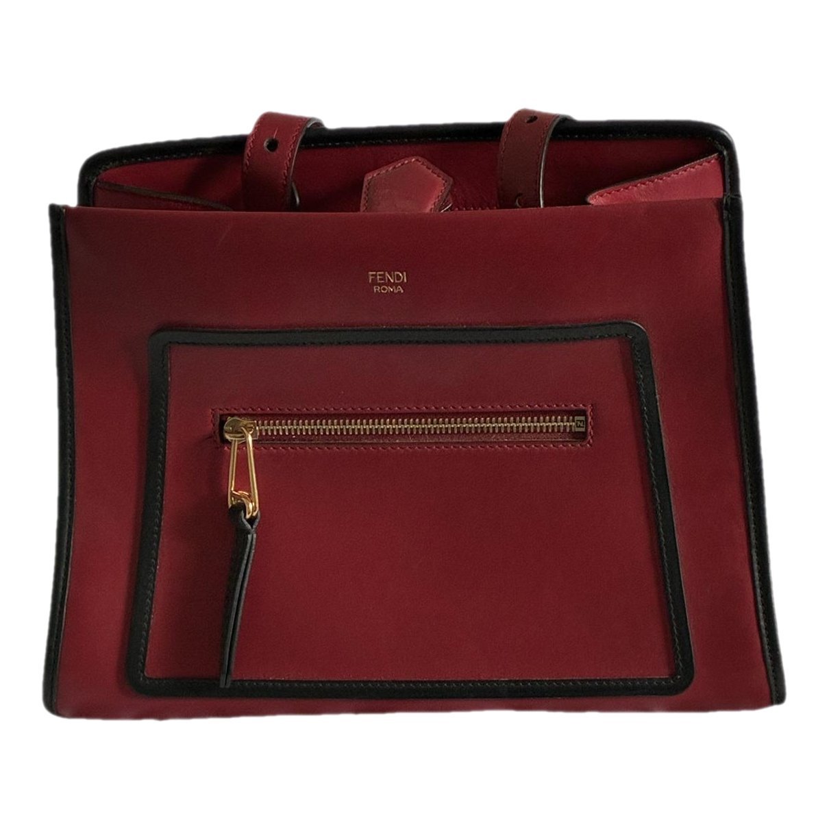 Runaway leather handbag