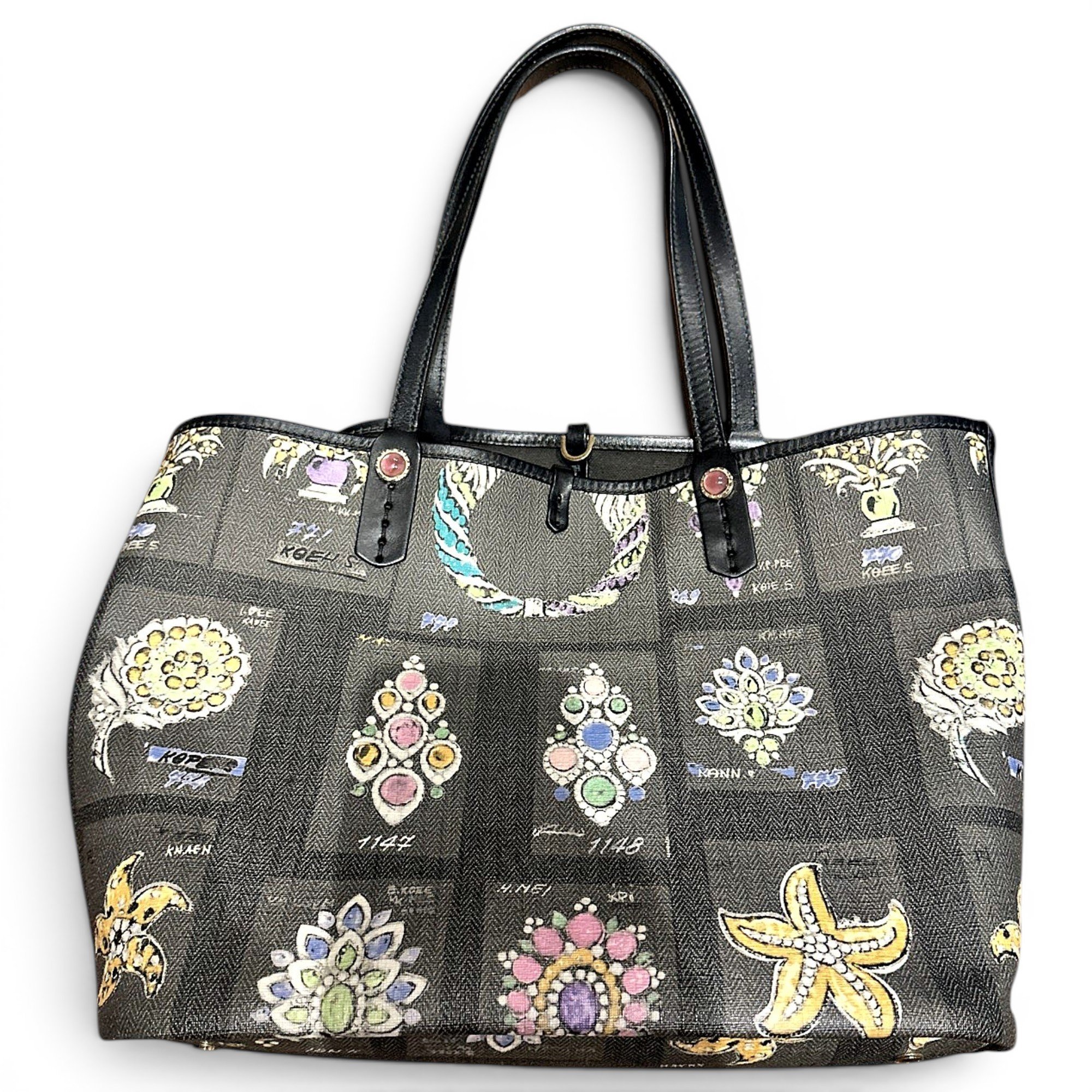 Leather tote