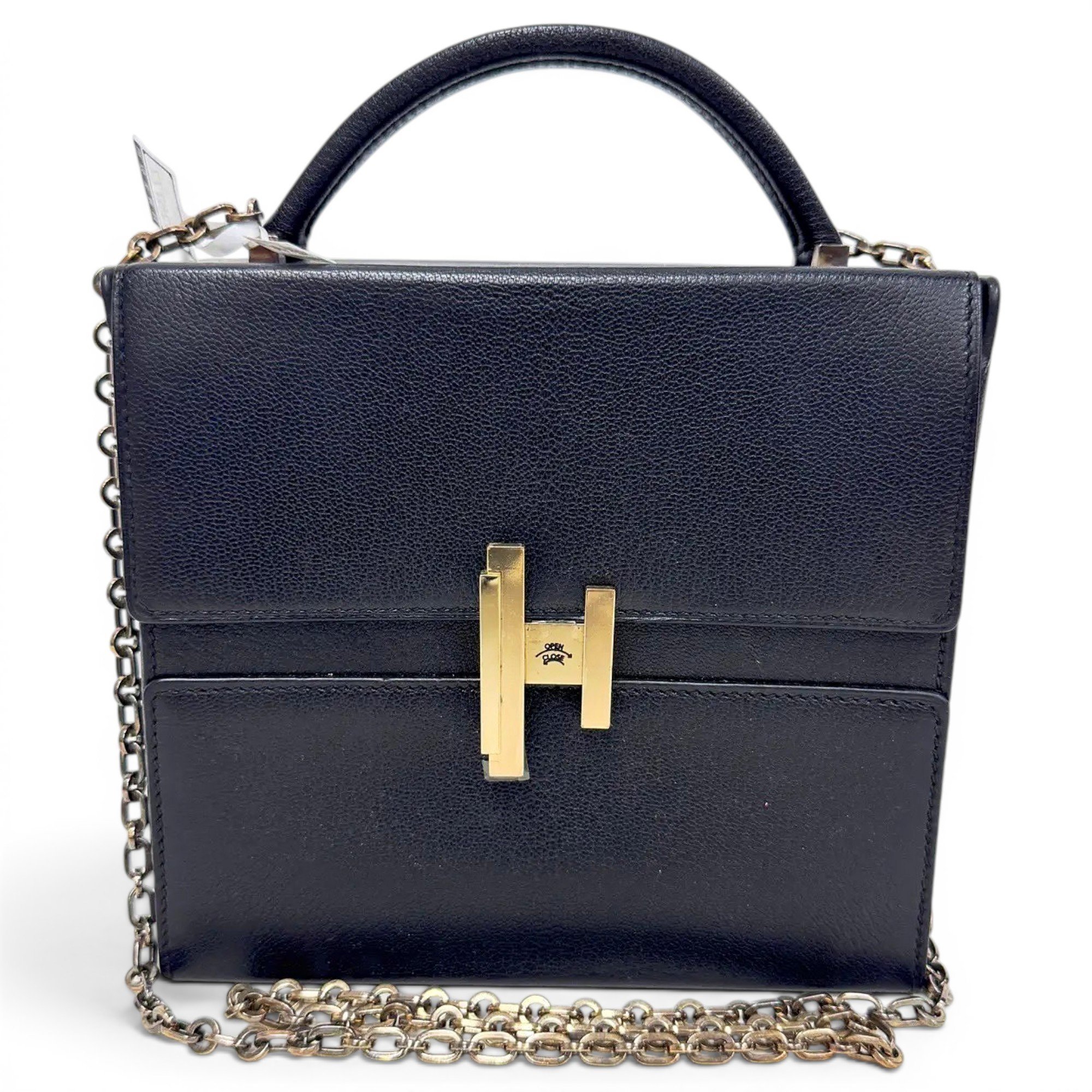 Cinhetic leather crossbody bag