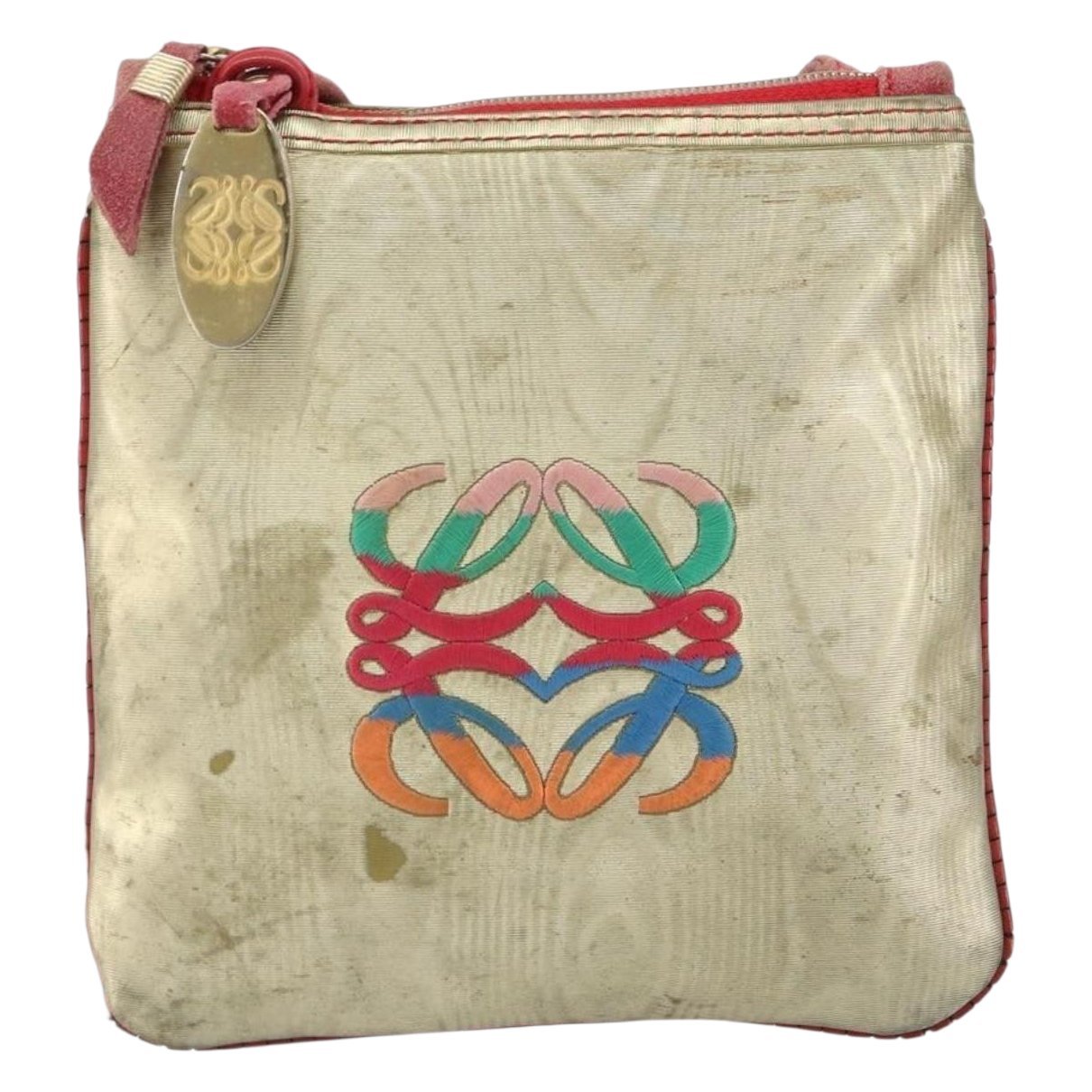 Anagram leather handbag