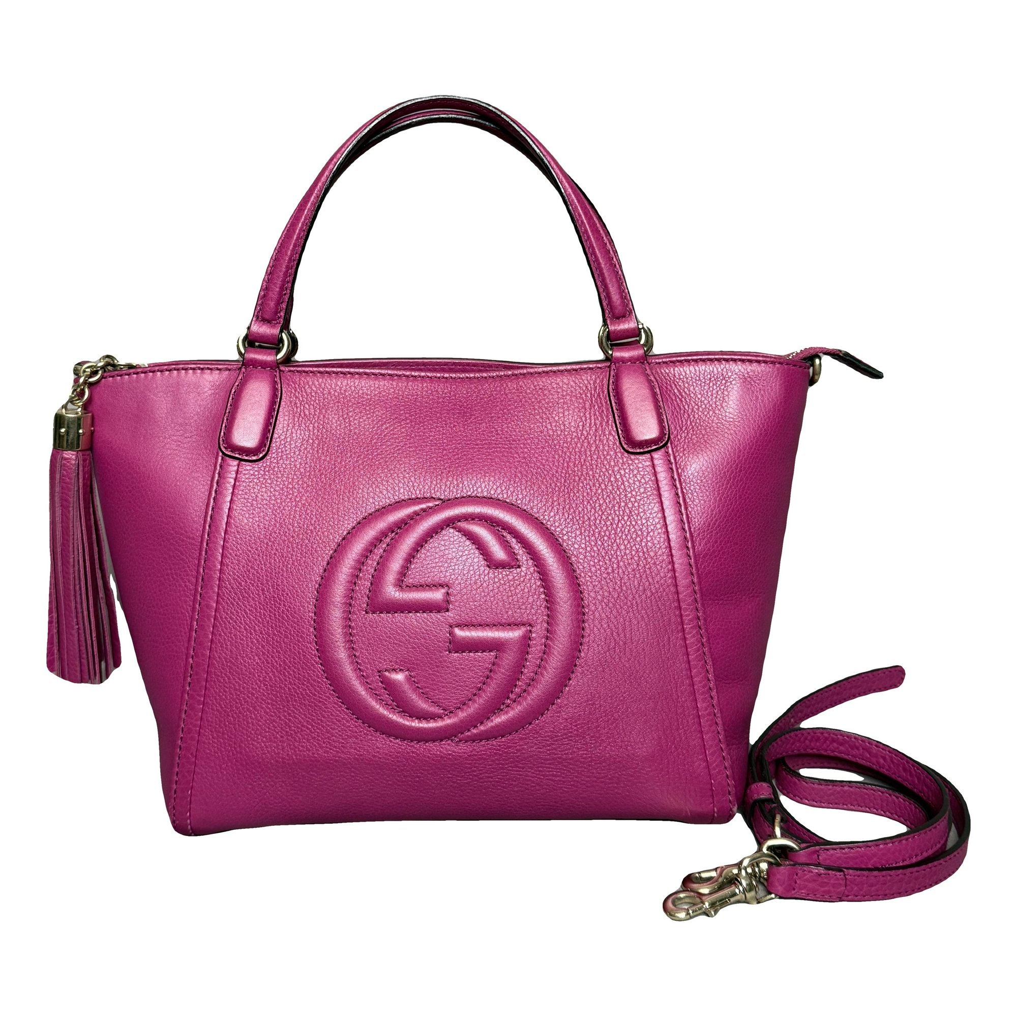 Soho Top Handle leather handbag