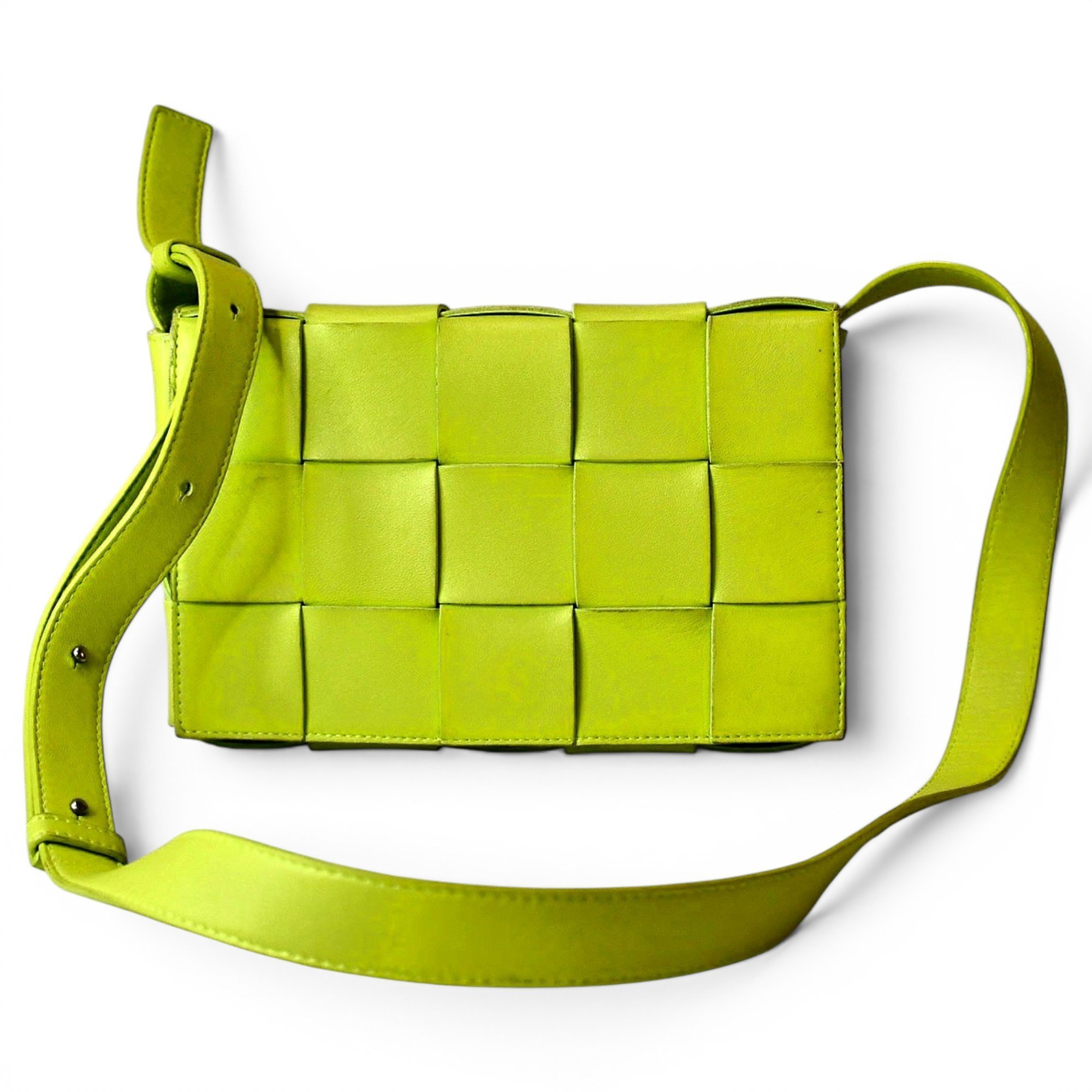 Leather clutch bag