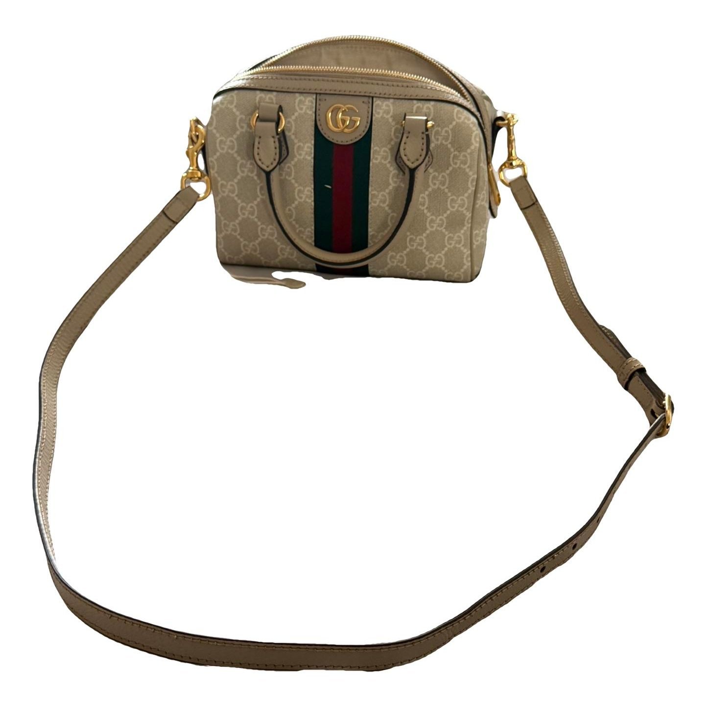 Ophidia Boston leather handbag