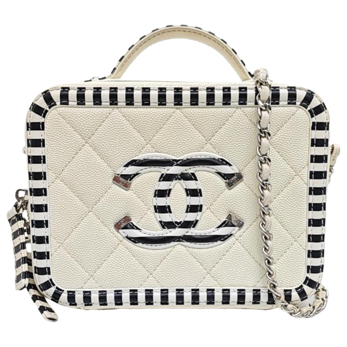 CC Filigree leather handbag