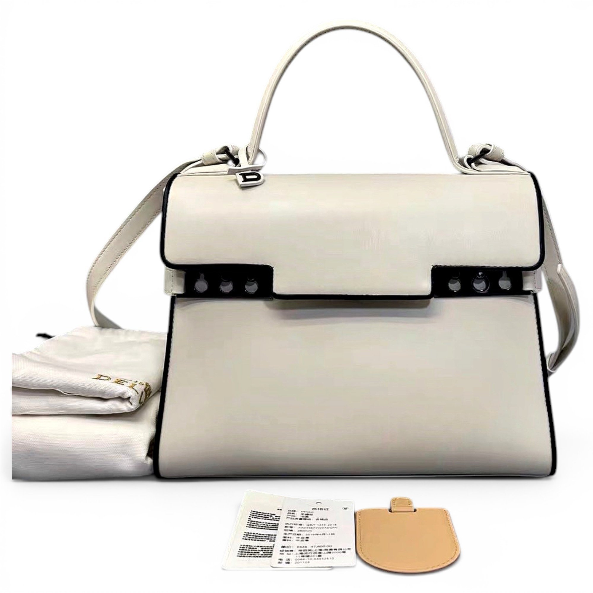 Tempête leather handbag