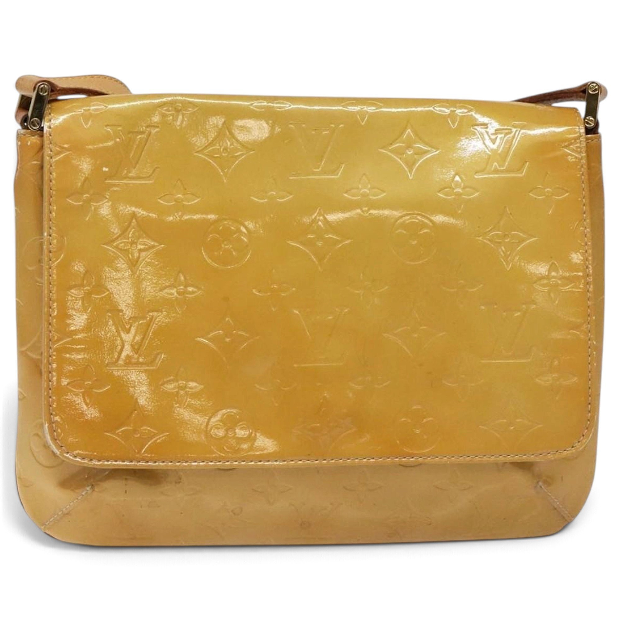 Thompson patent leather handbag