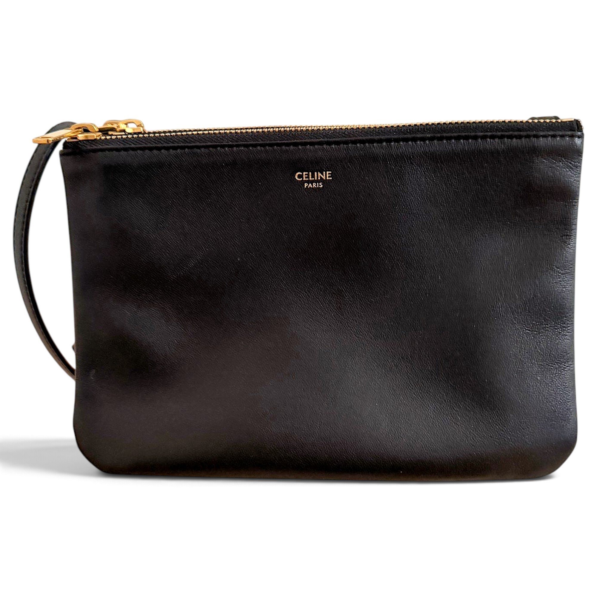 Trio leather crossbody bag