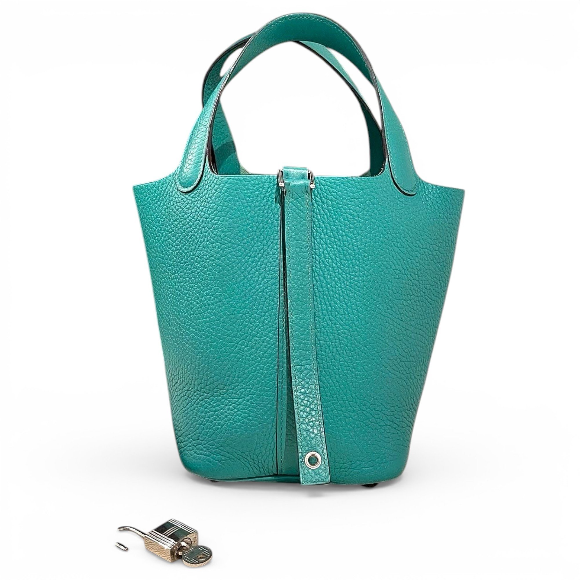 Picotin leather handbag