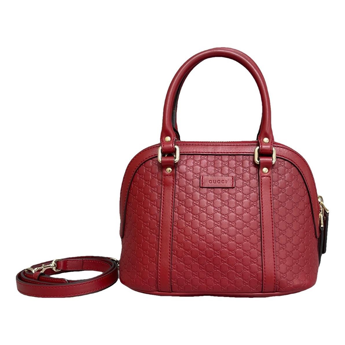 Dôme leather handbag