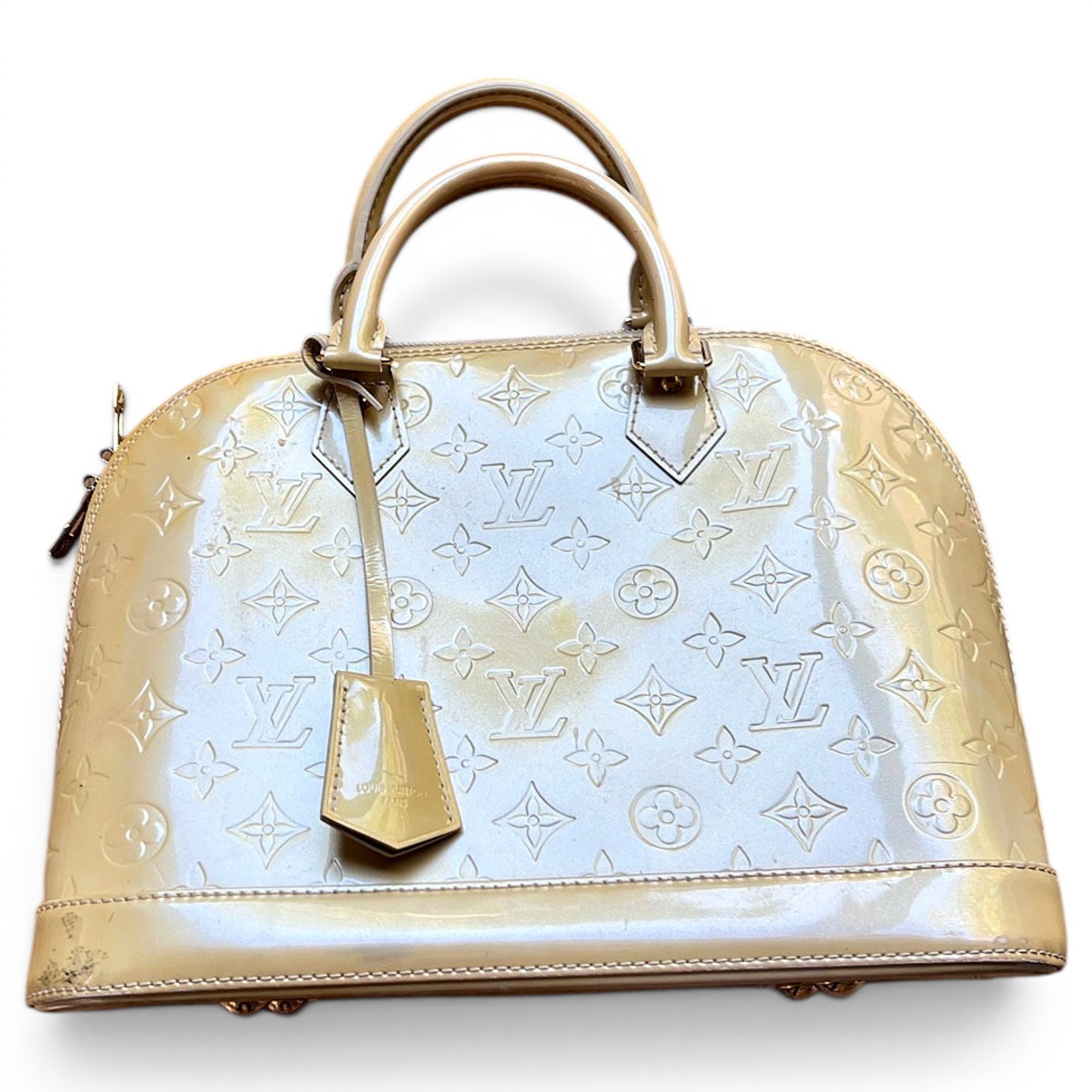 Alma patent leather handbag