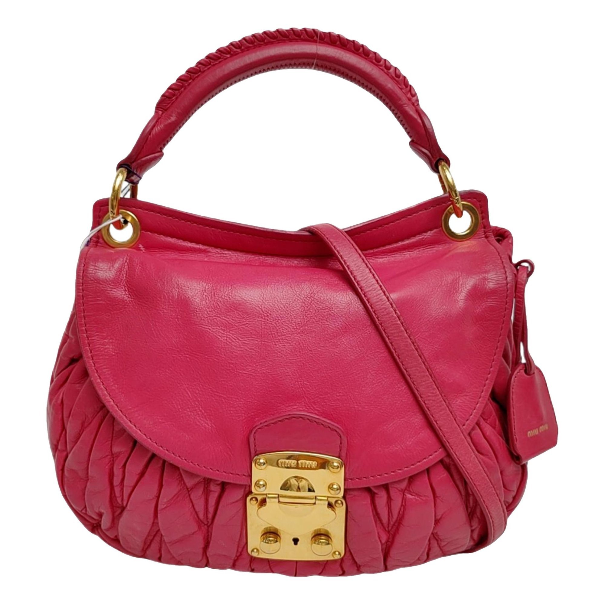 Miu Miu Coffer leather crossbody bag