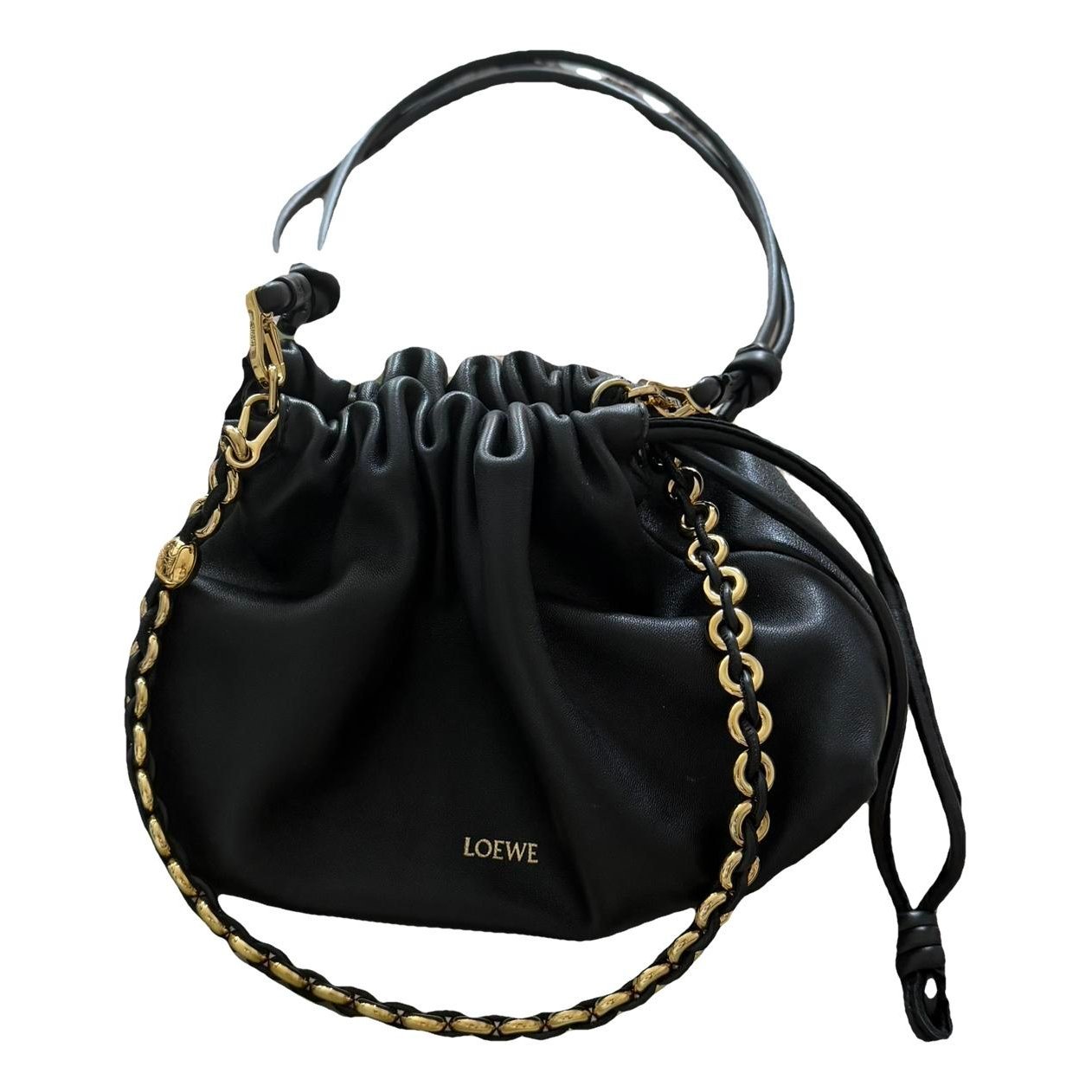 Flamenco Chain leather crossbody bag
