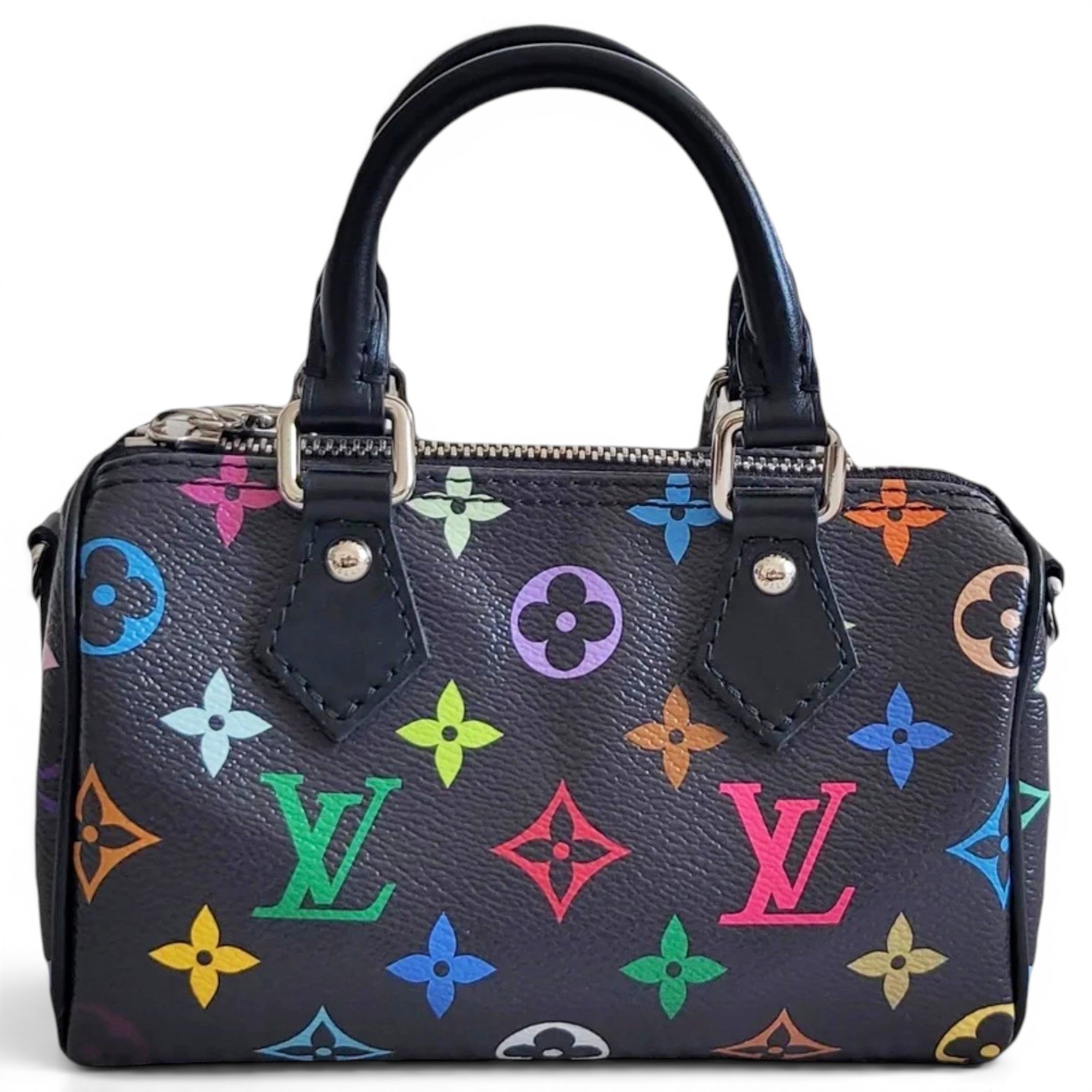 Nano Speedy / Mini HL leather handbag