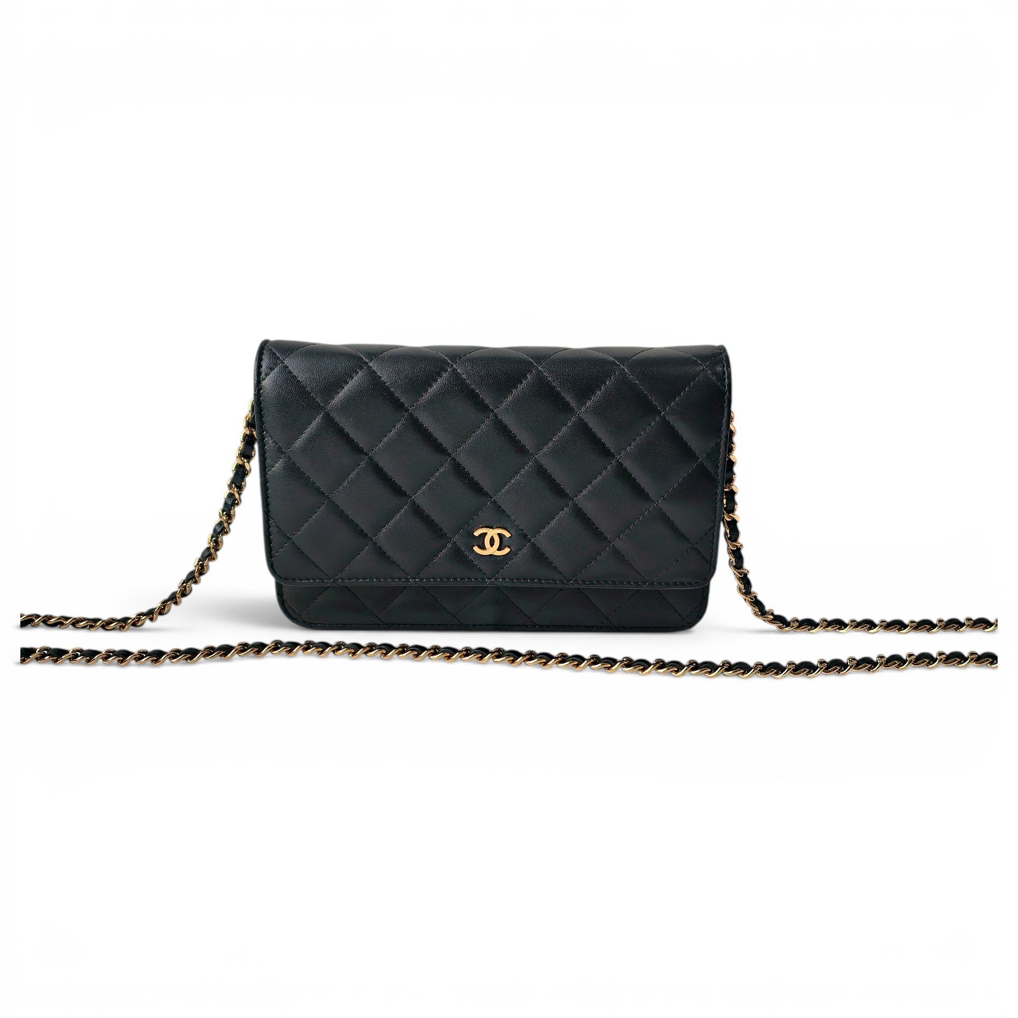 Wallet On Chain Timeless/Classique leather handbag